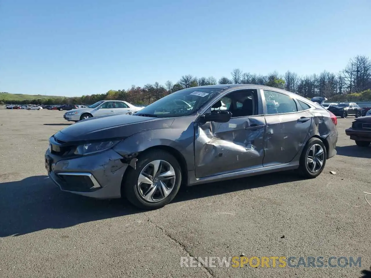 1 Photograph of a damaged car 2HGFC2F68MH555435 HONDA CIVIC 2021