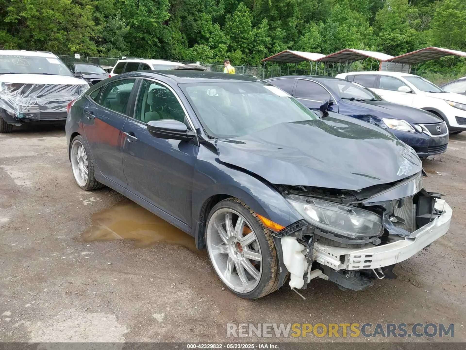 1 Photograph of a damaged car 2HGFC2F69MH503022 HONDA CIVIC 2021