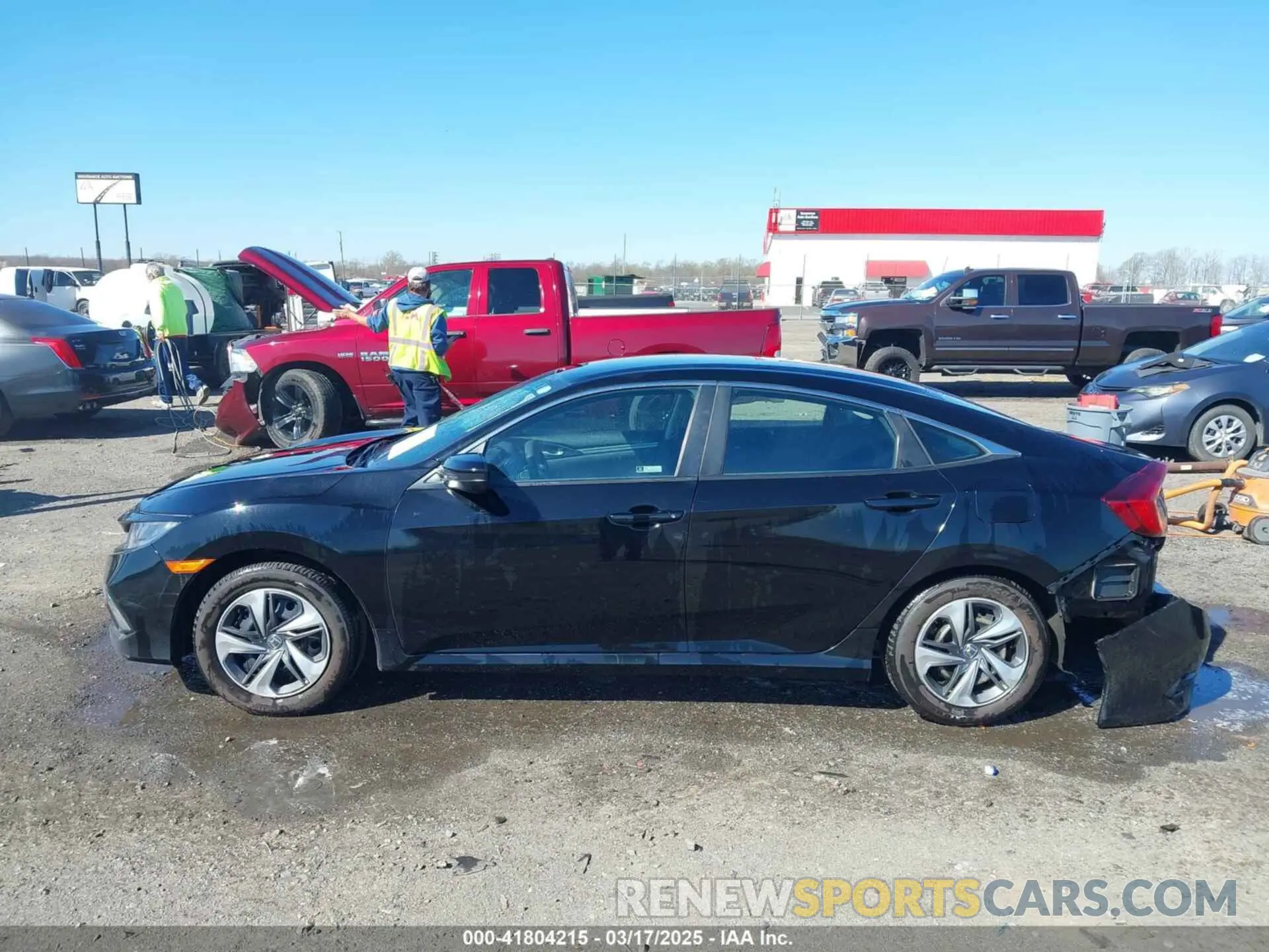 14 Photograph of a damaged car 2HGFC2F69MH504557 HONDA CIVIC 2021