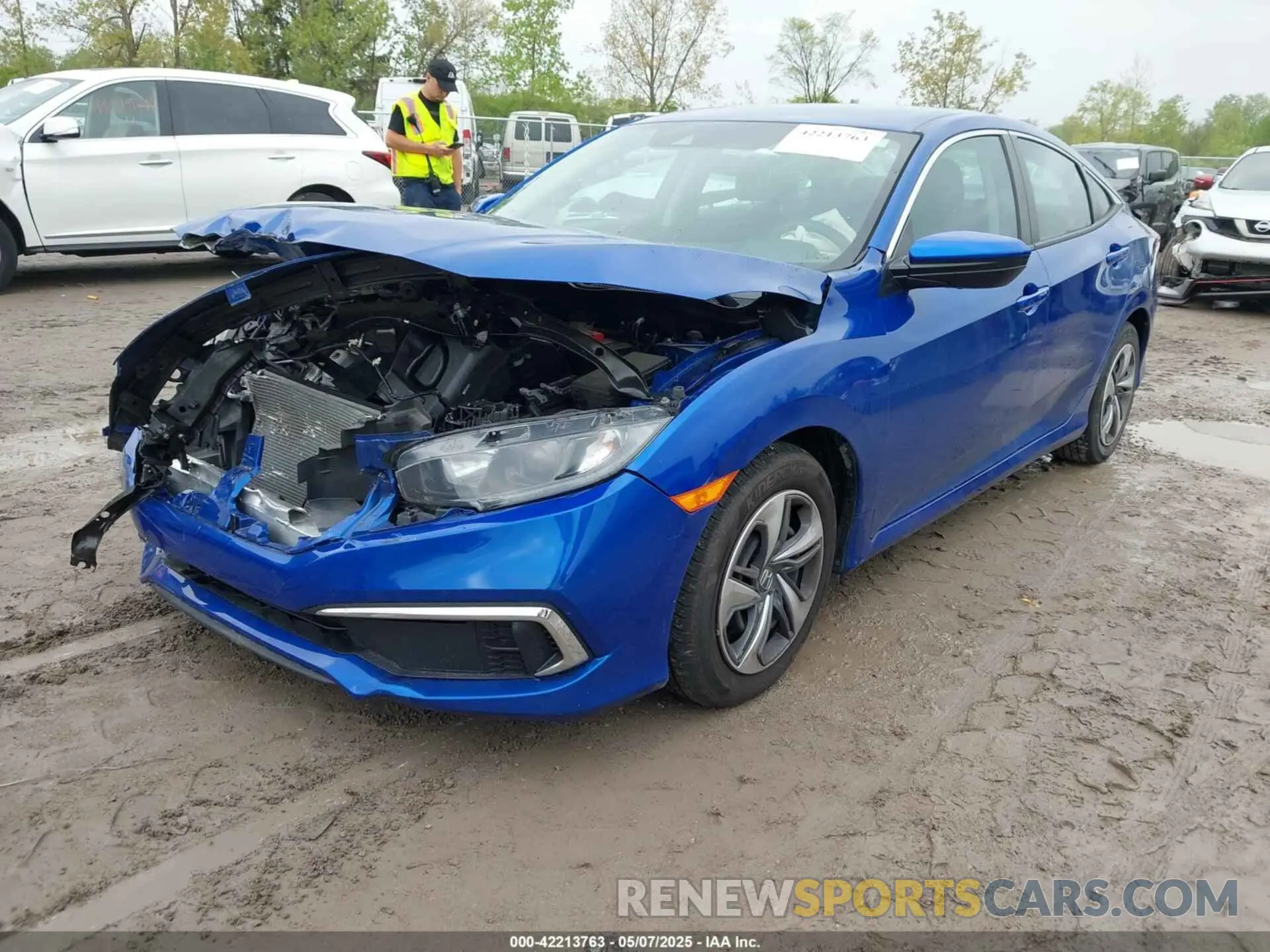 2 Photograph of a damaged car 2HGFC2F69MH538949 HONDA CIVIC 2021