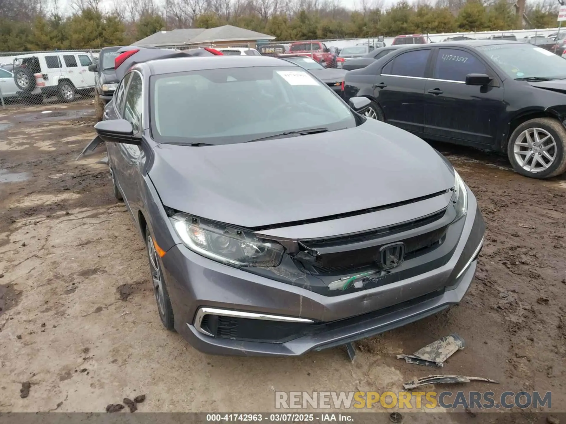 1 Photograph of a damaged car 2HGFC2F6XMH500937 HONDA CIVIC 2021