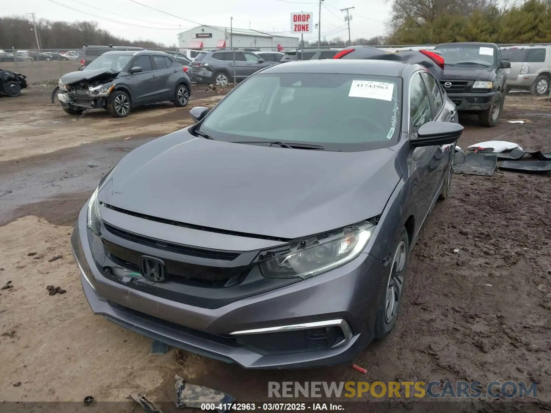 2 Photograph of a damaged car 2HGFC2F6XMH500937 HONDA CIVIC 2021