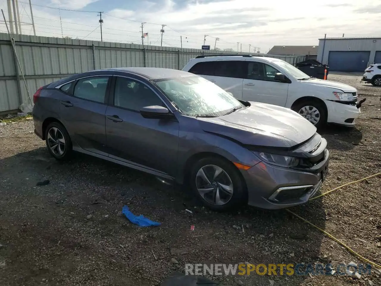 4 Фотография поврежденного автомобиля 2HGFC2F6XMH516992 HONDA CIVIC 2021