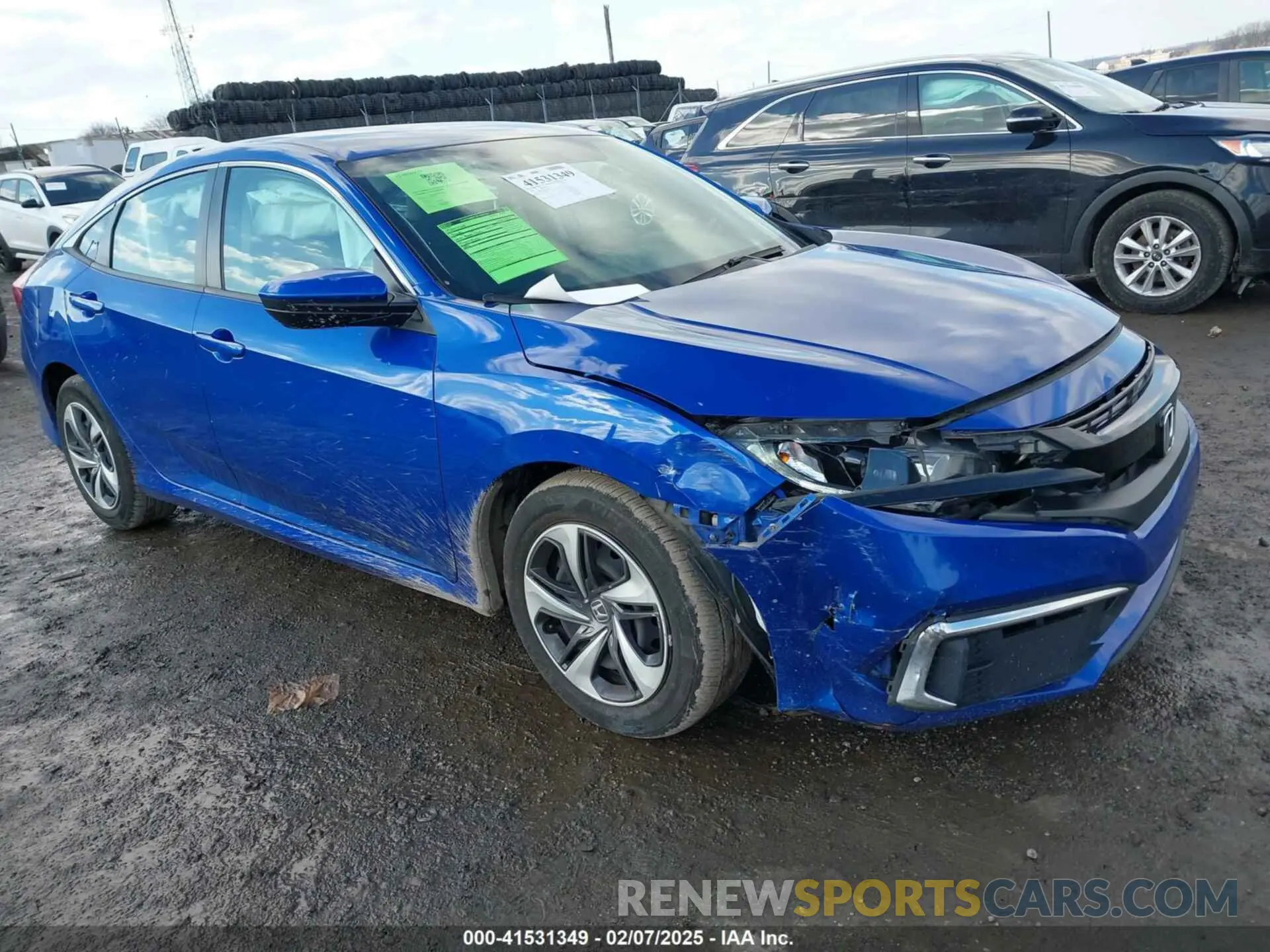 1 Photograph of a damaged car 2HGFC2F6XMH540225 HONDA CIVIC 2021