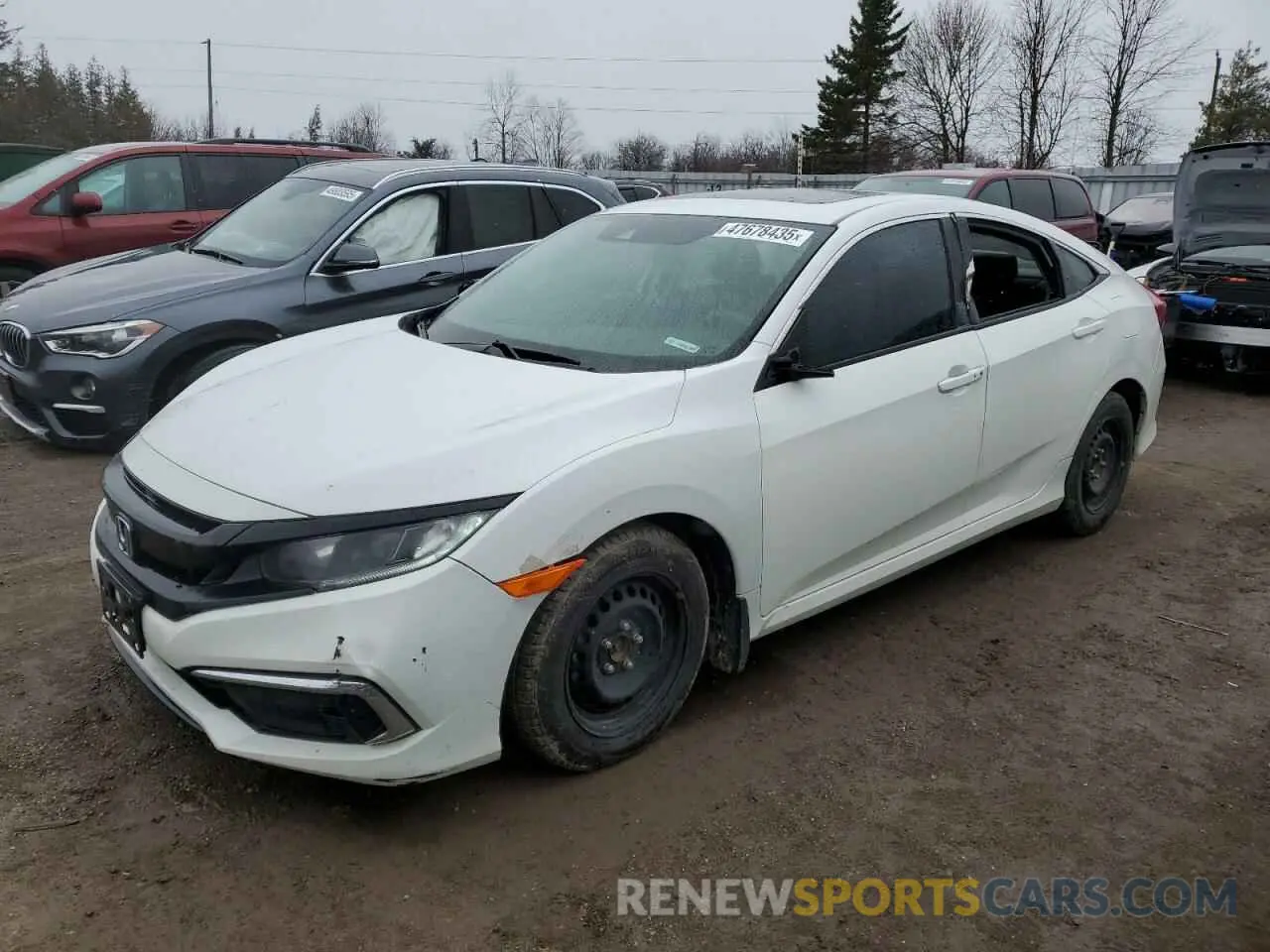 1 Photograph of a damaged car 2HGFC2F72MH016625 HONDA CIVIC 2021