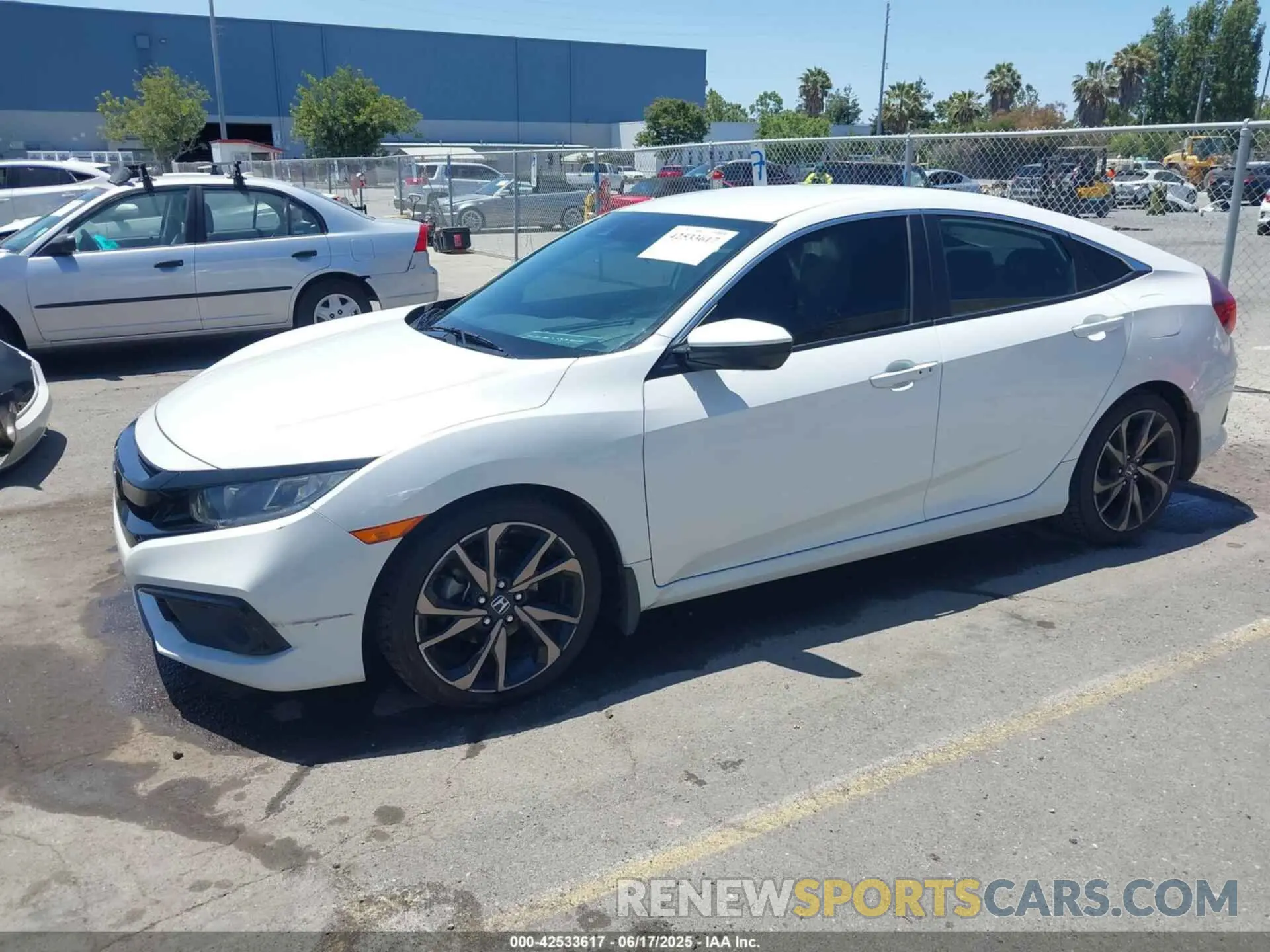 2 Photograph of a damaged car 2HGFC2F80MH504657 HONDA CIVIC 2021