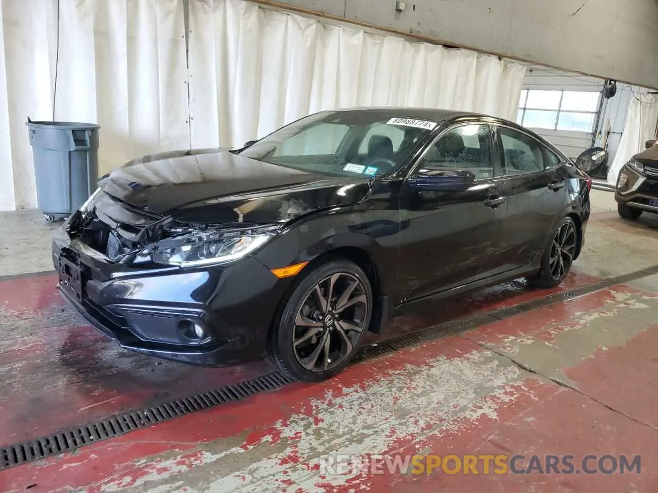 1 Photograph of a damaged car 2HGFC2F80MH505002 HONDA CIVIC 2021