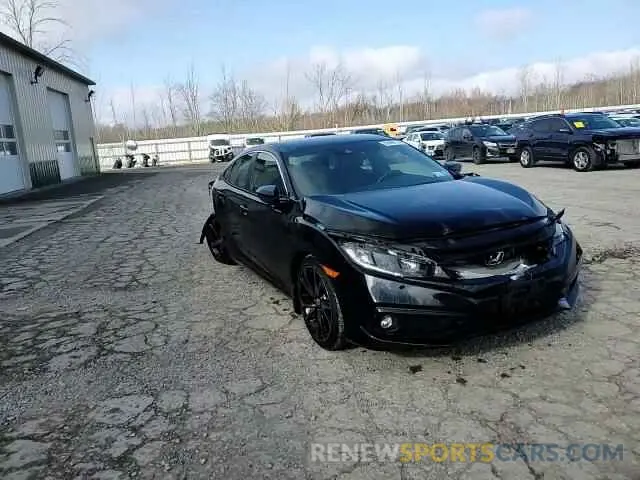 13 Photograph of a damaged car 2HGFC2F80MH505002 HONDA CIVIC 2021