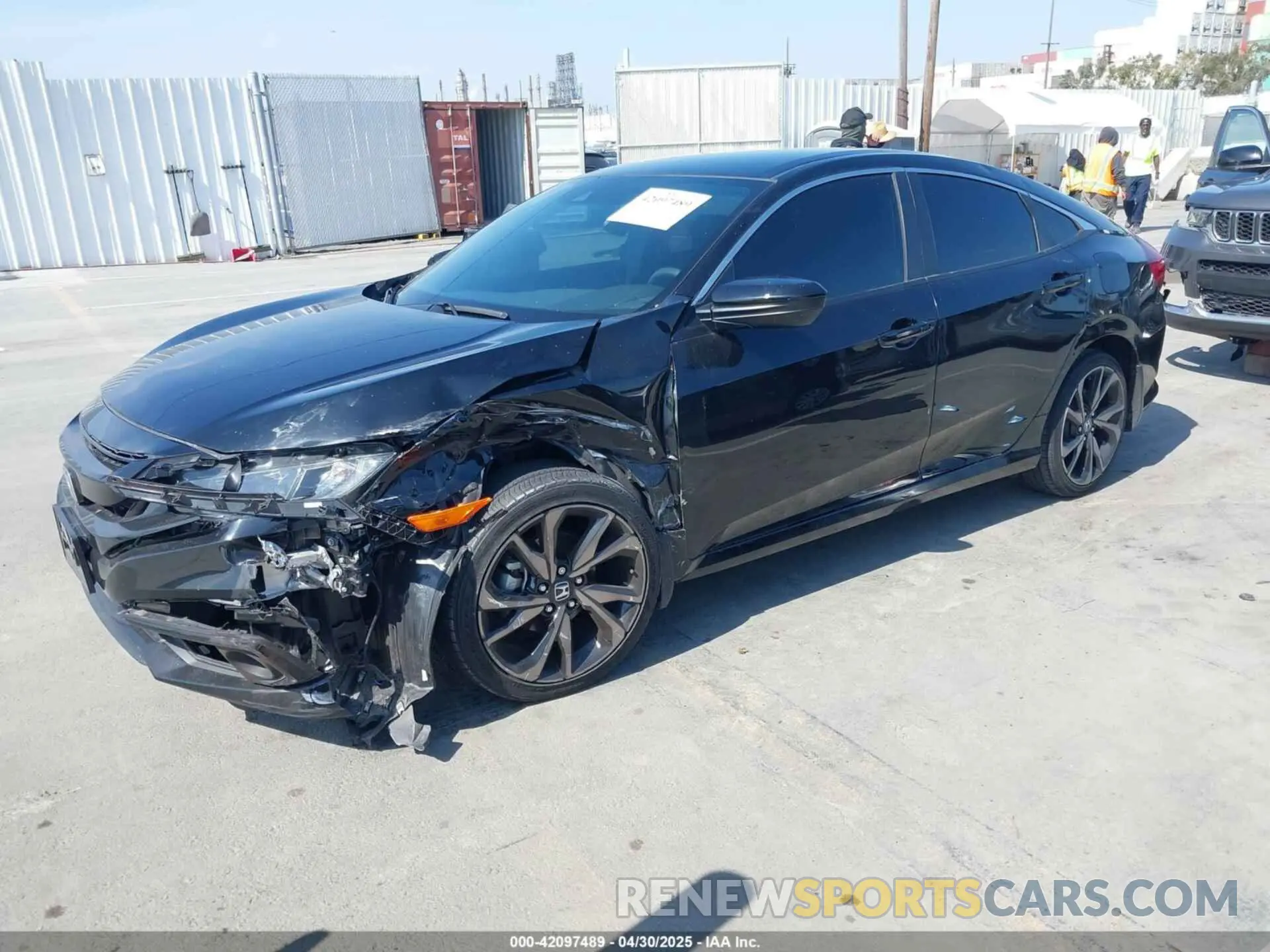 2 Photograph of a damaged car 2HGFC2F80MH529493 HONDA CIVIC 2021