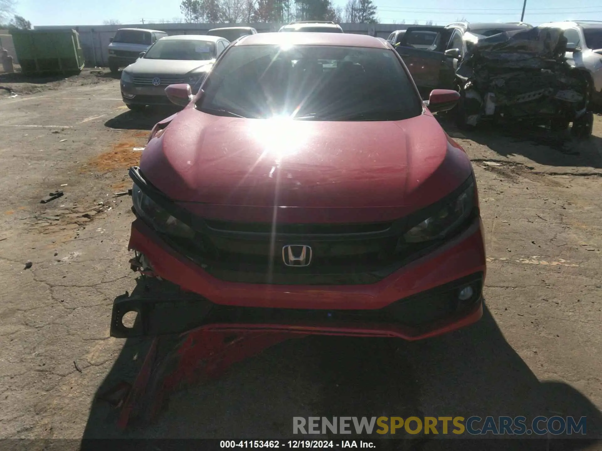 12 Photograph of a damaged car 2HGFC2F80MH537660 HONDA CIVIC 2021