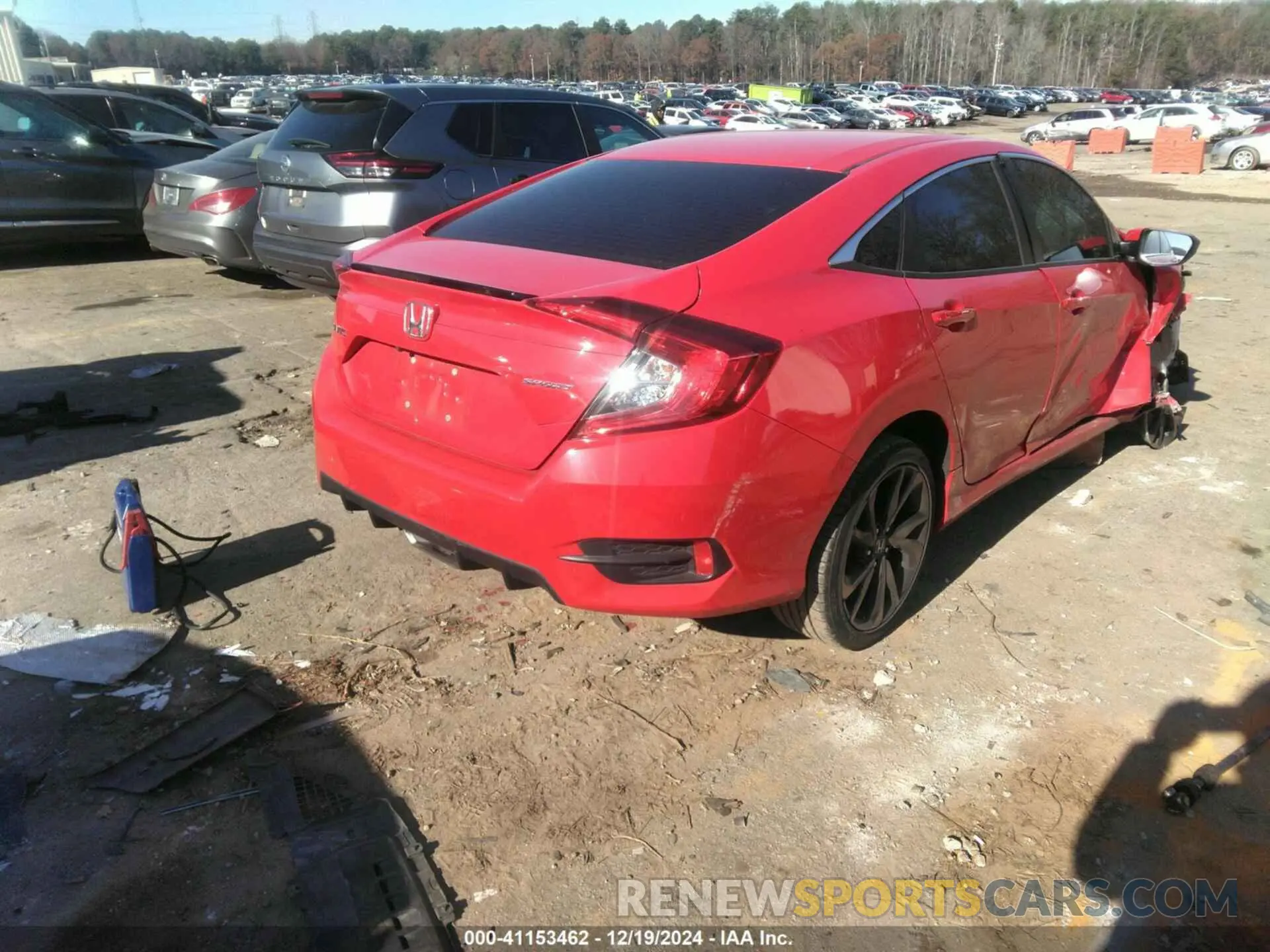 4 Photograph of a damaged car 2HGFC2F80MH537660 HONDA CIVIC 2021