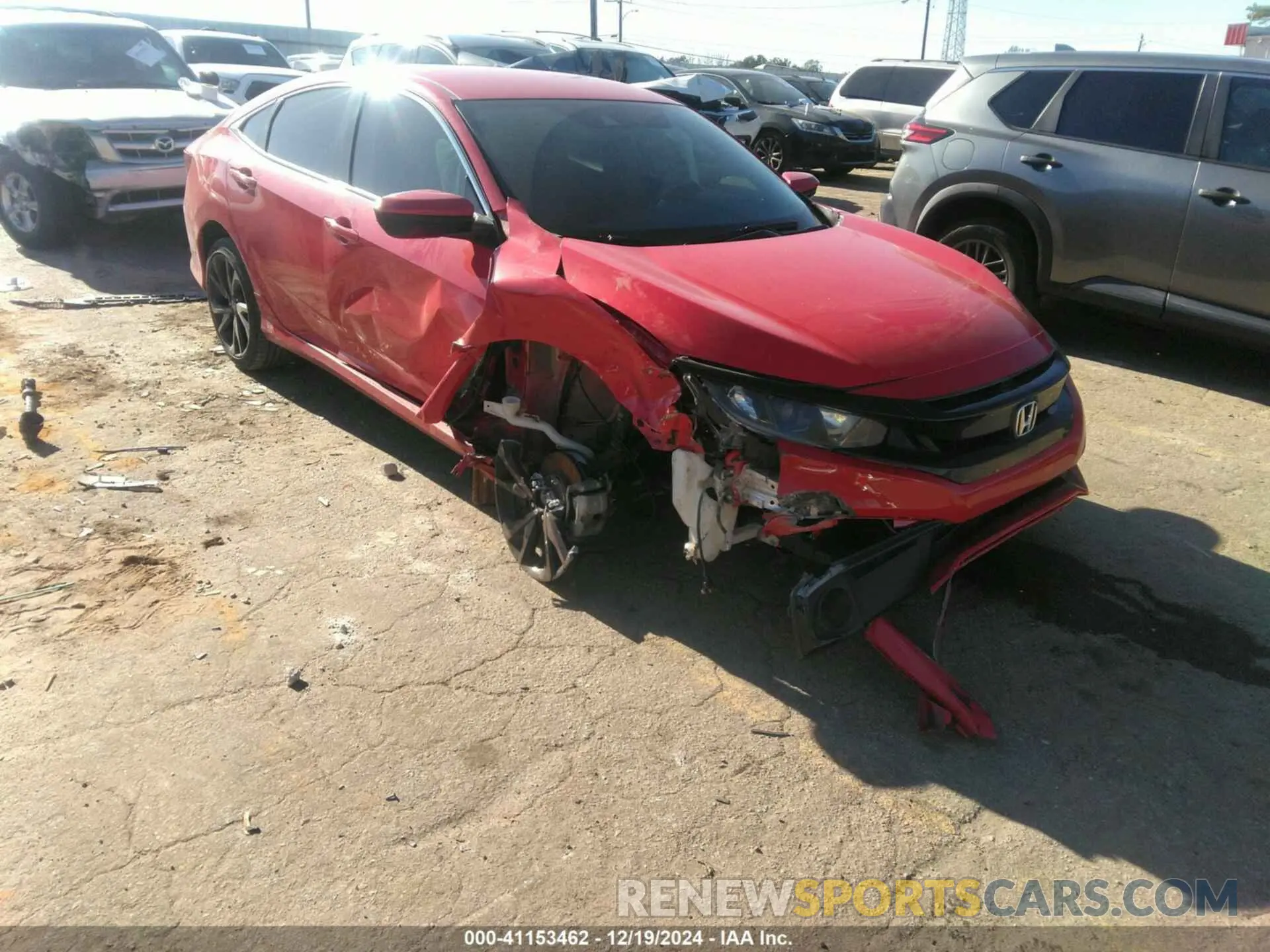 6 Photograph of a damaged car 2HGFC2F80MH537660 HONDA CIVIC 2021