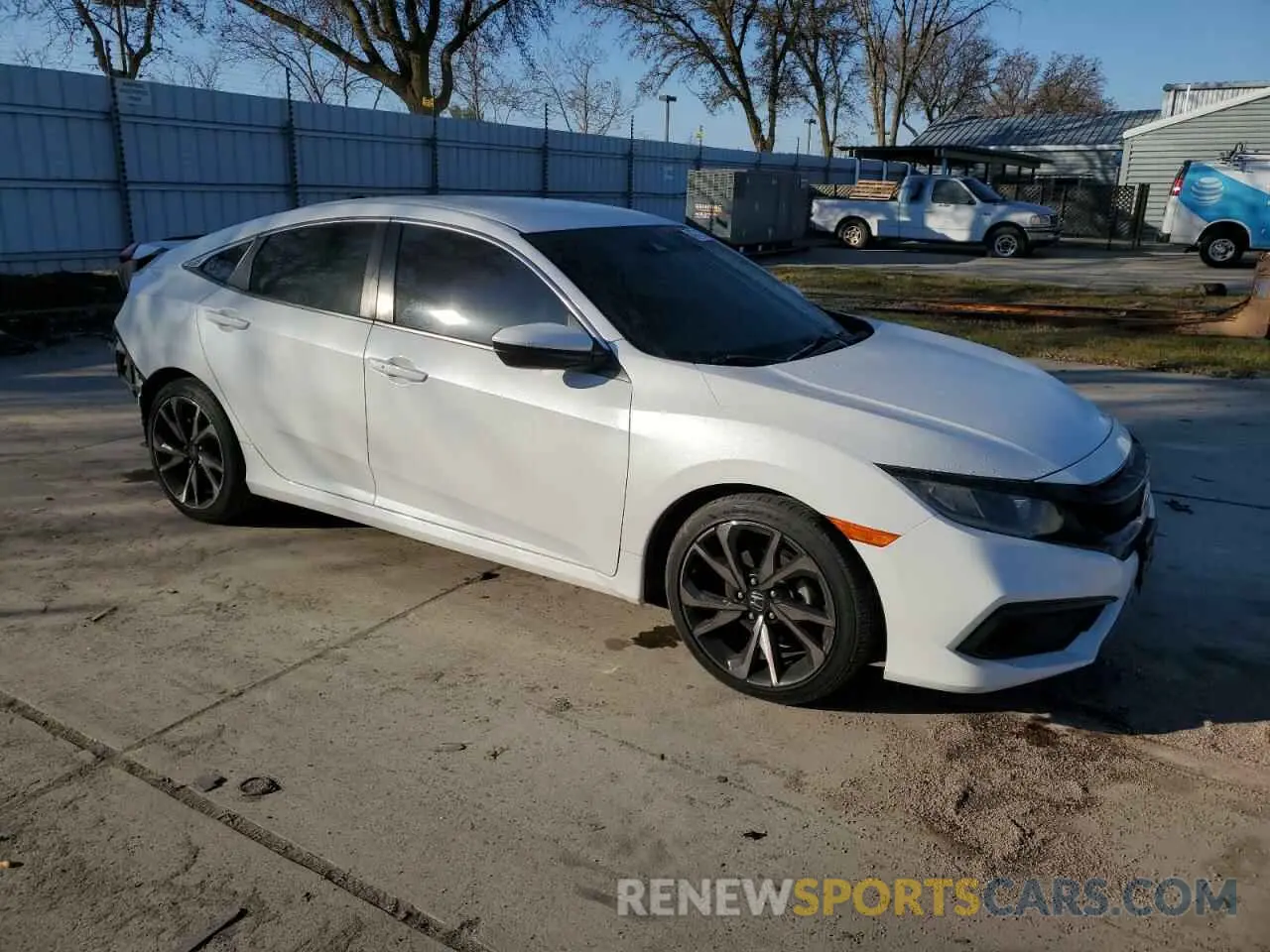 4 Фотография поврежденного автомобиля 2HGFC2F80MH542356 HONDA CIVIC 2021