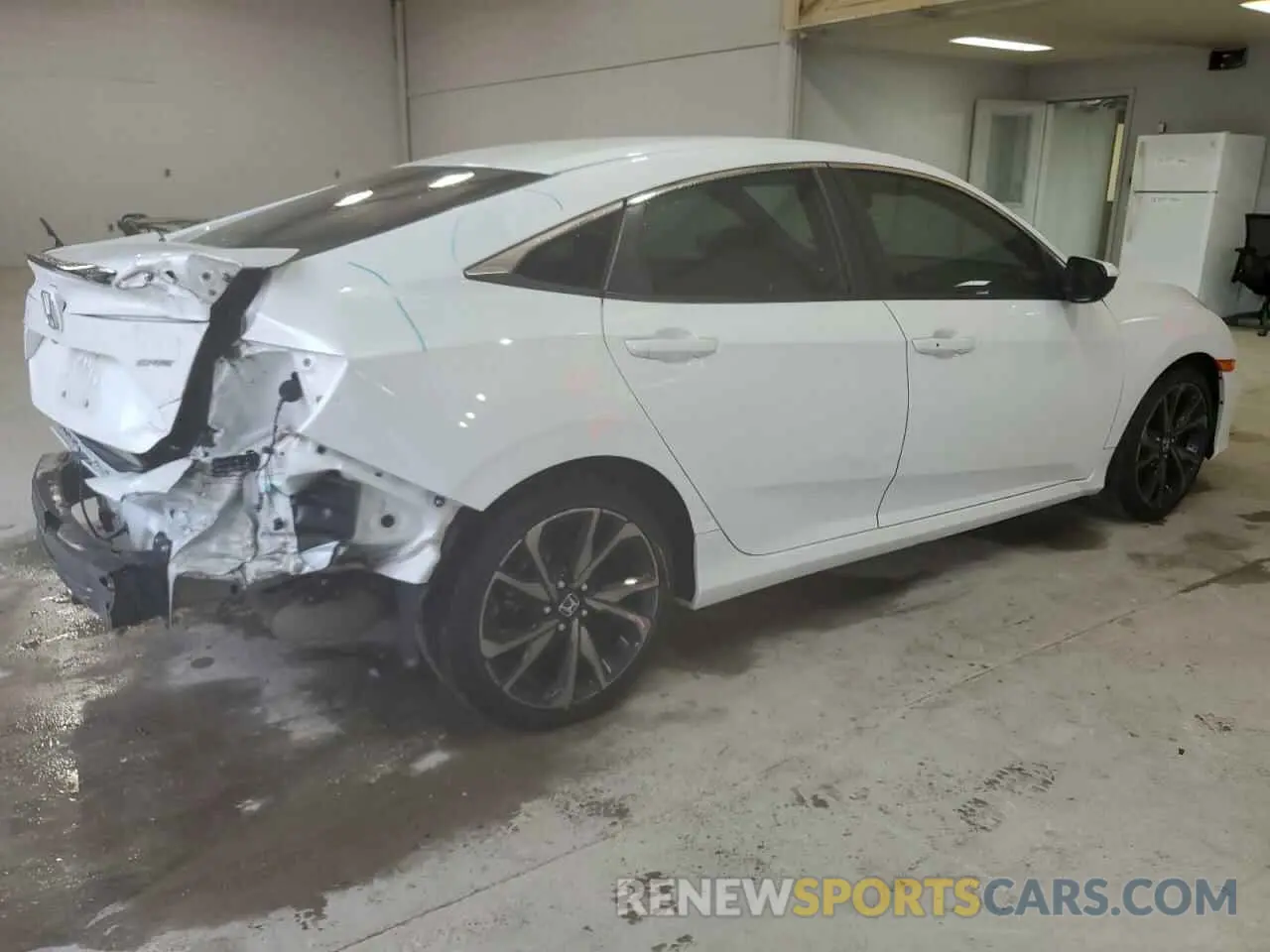 3 Photograph of a damaged car 2HGFC2F80MH557388 HONDA CIVIC 2021