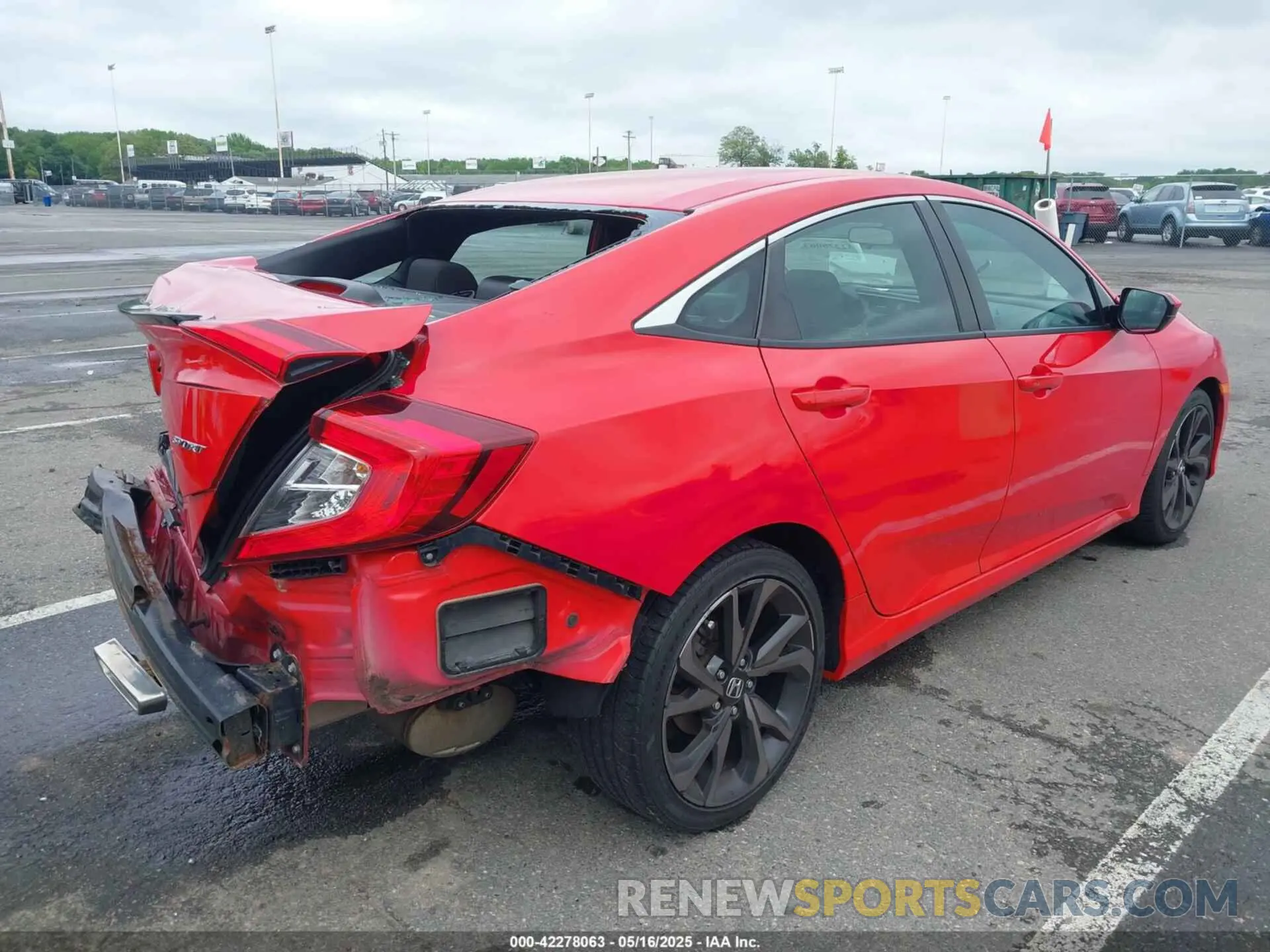 6 Фотография поврежденного автомобиля 2HGFC2F81MH520687 HONDA CIVIC 2021