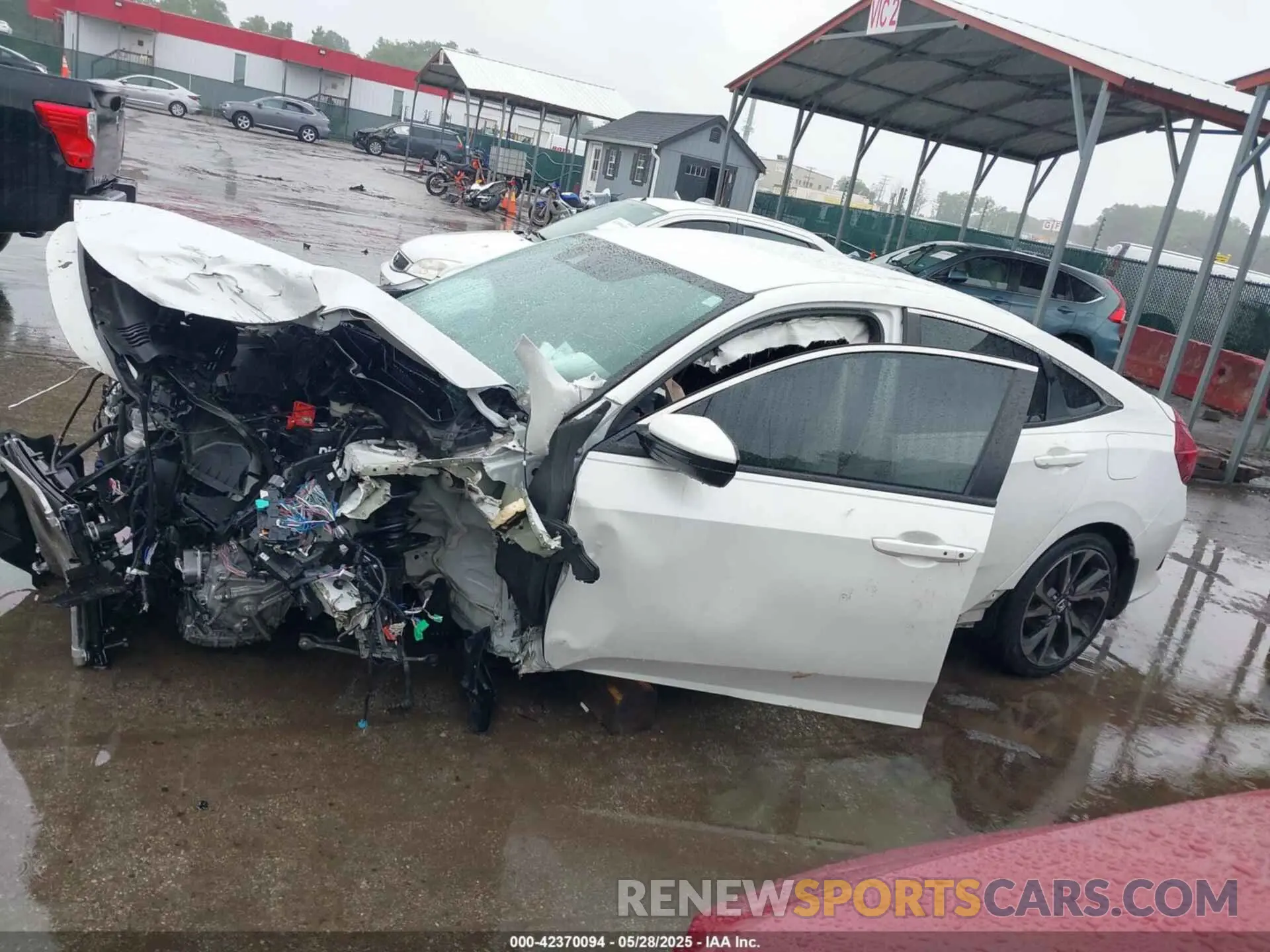 14 Photograph of a damaged car 2HGFC2F81MH522388 HONDA CIVIC 2021