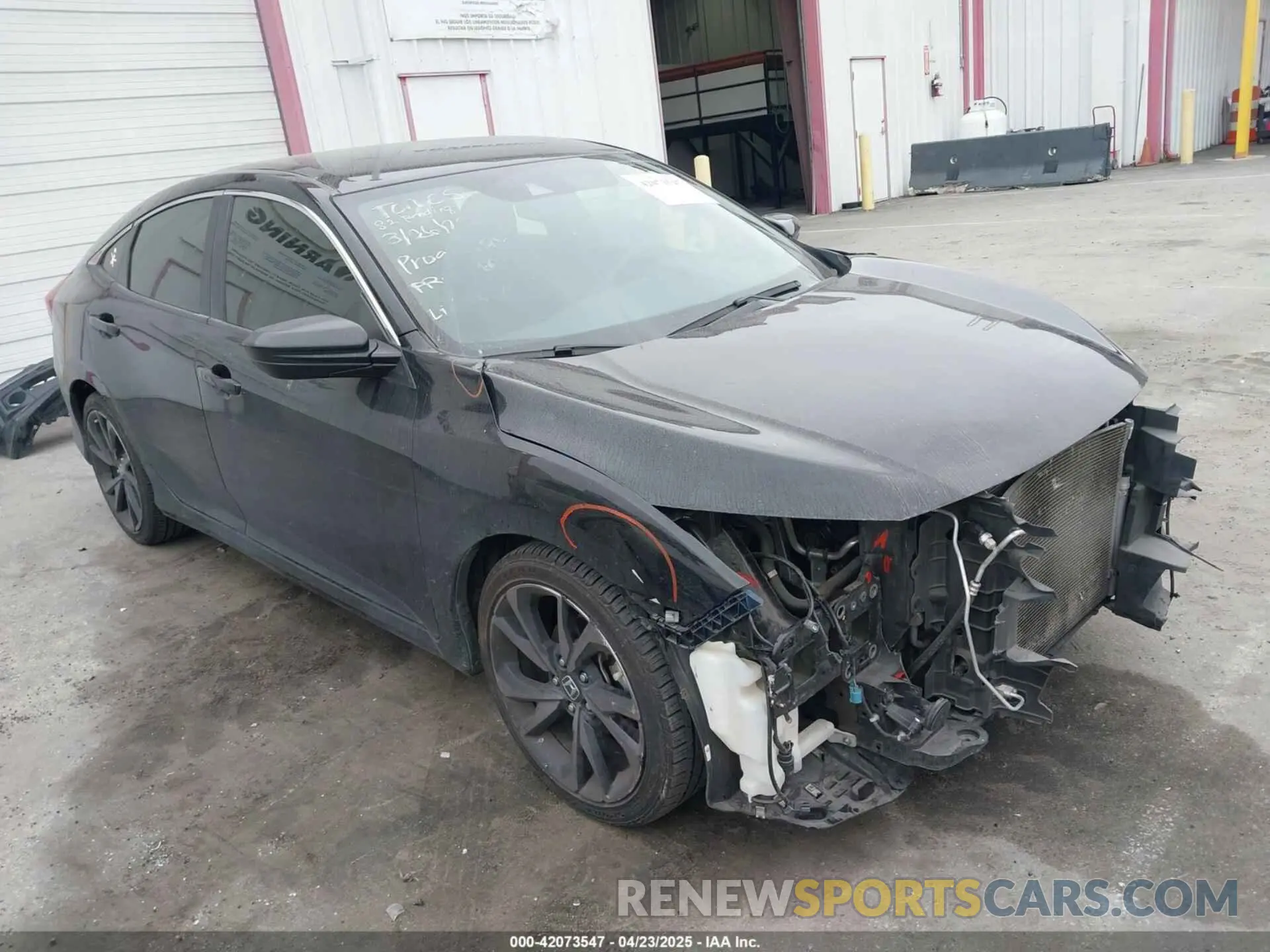 1 Photograph of a damaged car 2HGFC2F81MH534850 HONDA CIVIC 2021