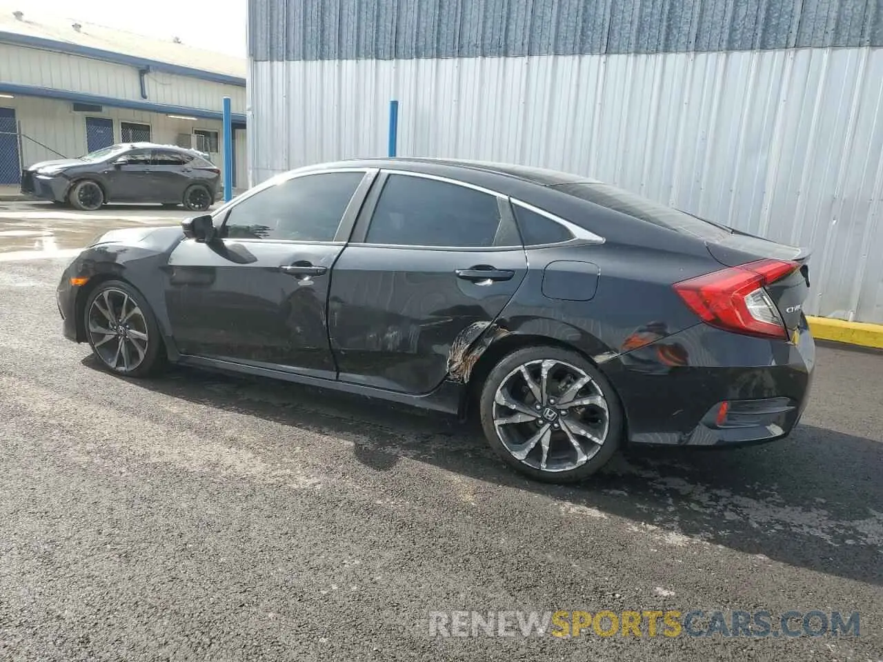 2 Photograph of a damaged car 2HGFC2F81MH539708 HONDA CIVIC 2021