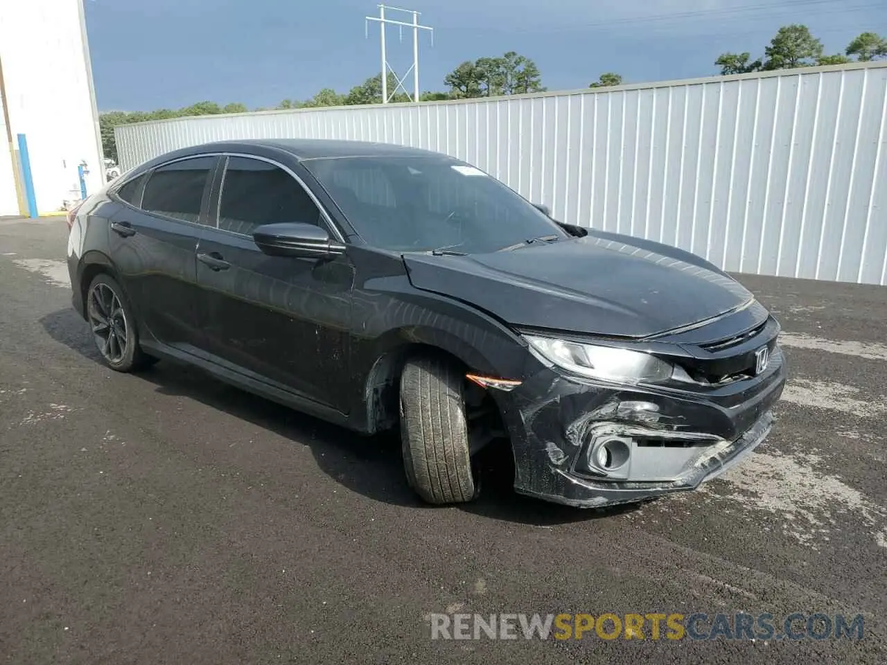 4 Photograph of a damaged car 2HGFC2F81MH539708 HONDA CIVIC 2021