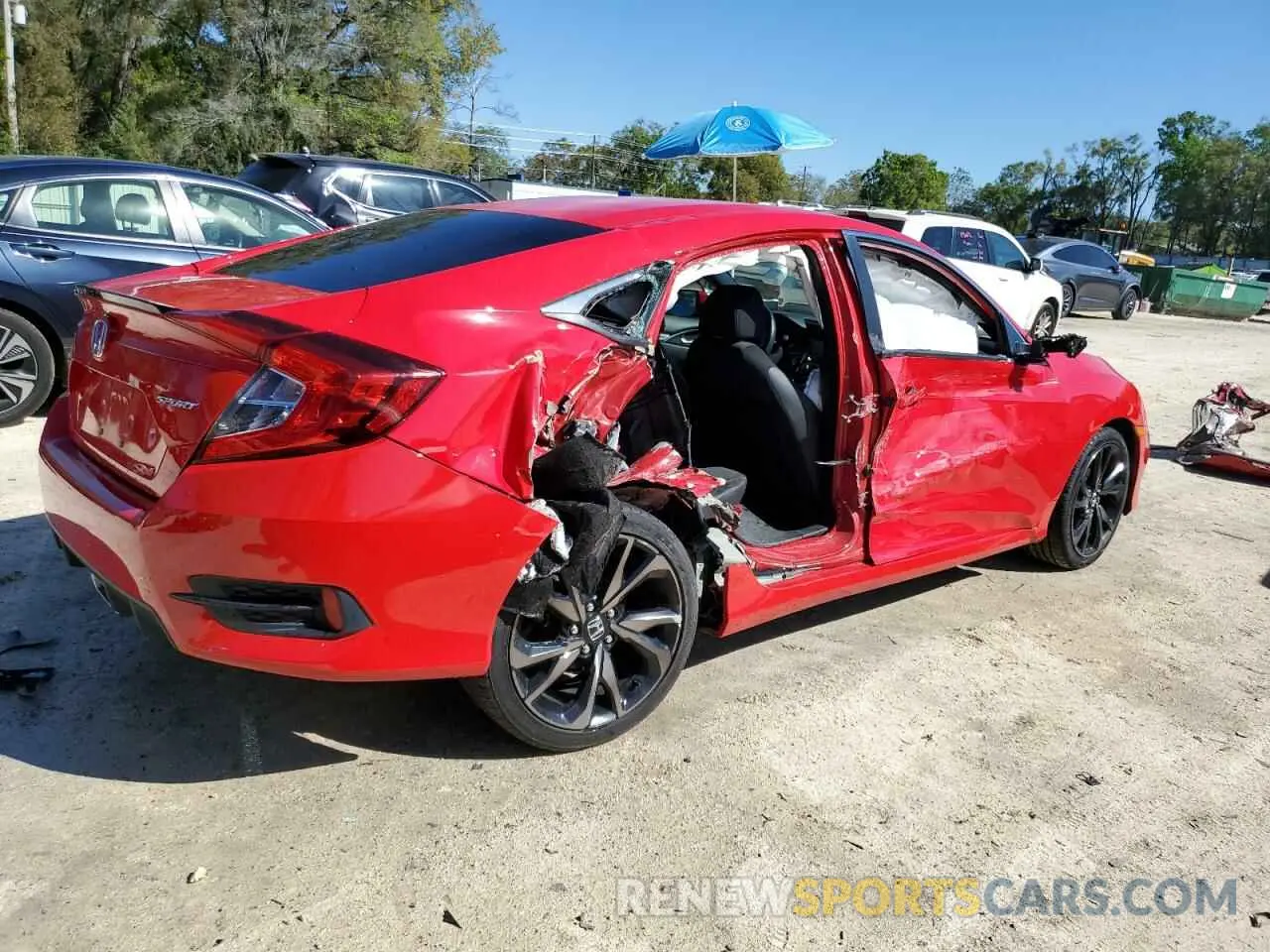 3 Фотография поврежденного автомобиля 2HGFC2F82MH502750 HONDA CIVIC 2021