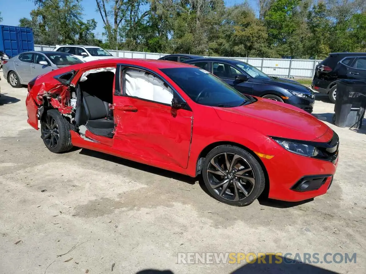 4 Фотография поврежденного автомобиля 2HGFC2F82MH502750 HONDA CIVIC 2021