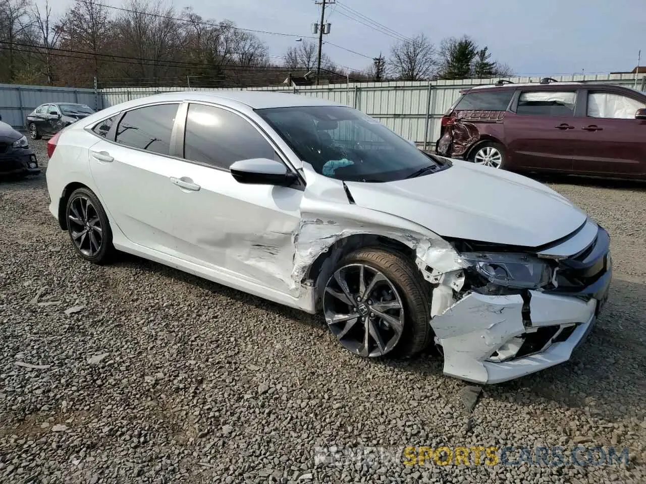 4 Photograph of a damaged car 2HGFC2F82MH542004 HONDA CIVIC 2021