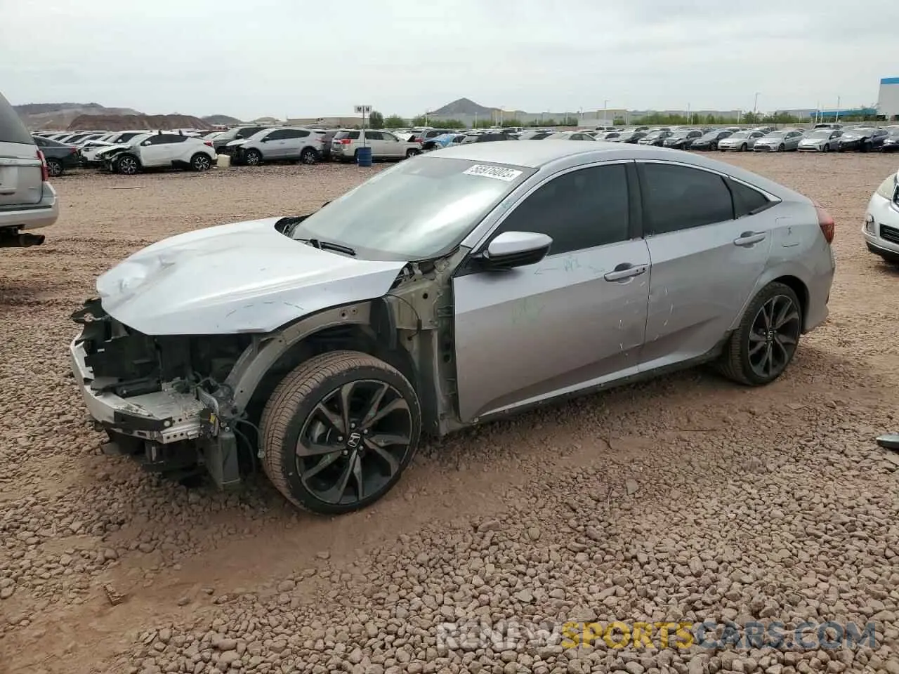 1 Фотография поврежденного автомобиля 2HGFC2F82MH543055 HONDA CIVIC 2021