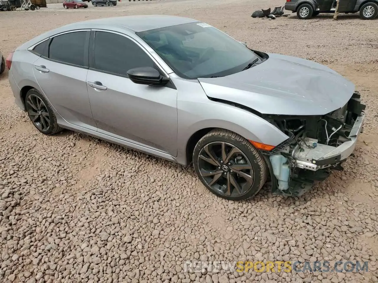 4 Фотография поврежденного автомобиля 2HGFC2F82MH543055 HONDA CIVIC 2021
