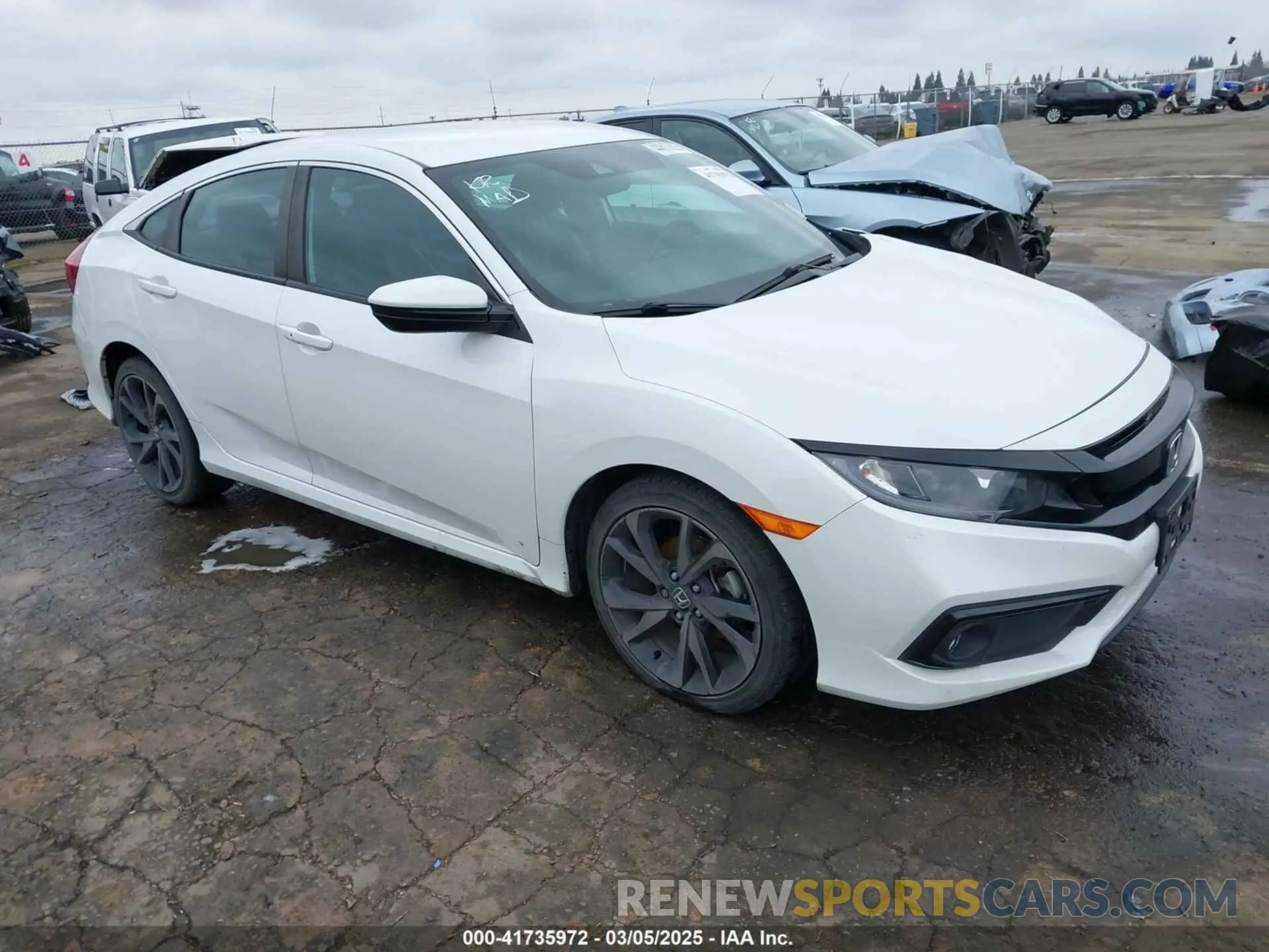 1 Photograph of a damaged car 2HGFC2F82MH549714 HONDA CIVIC 2021