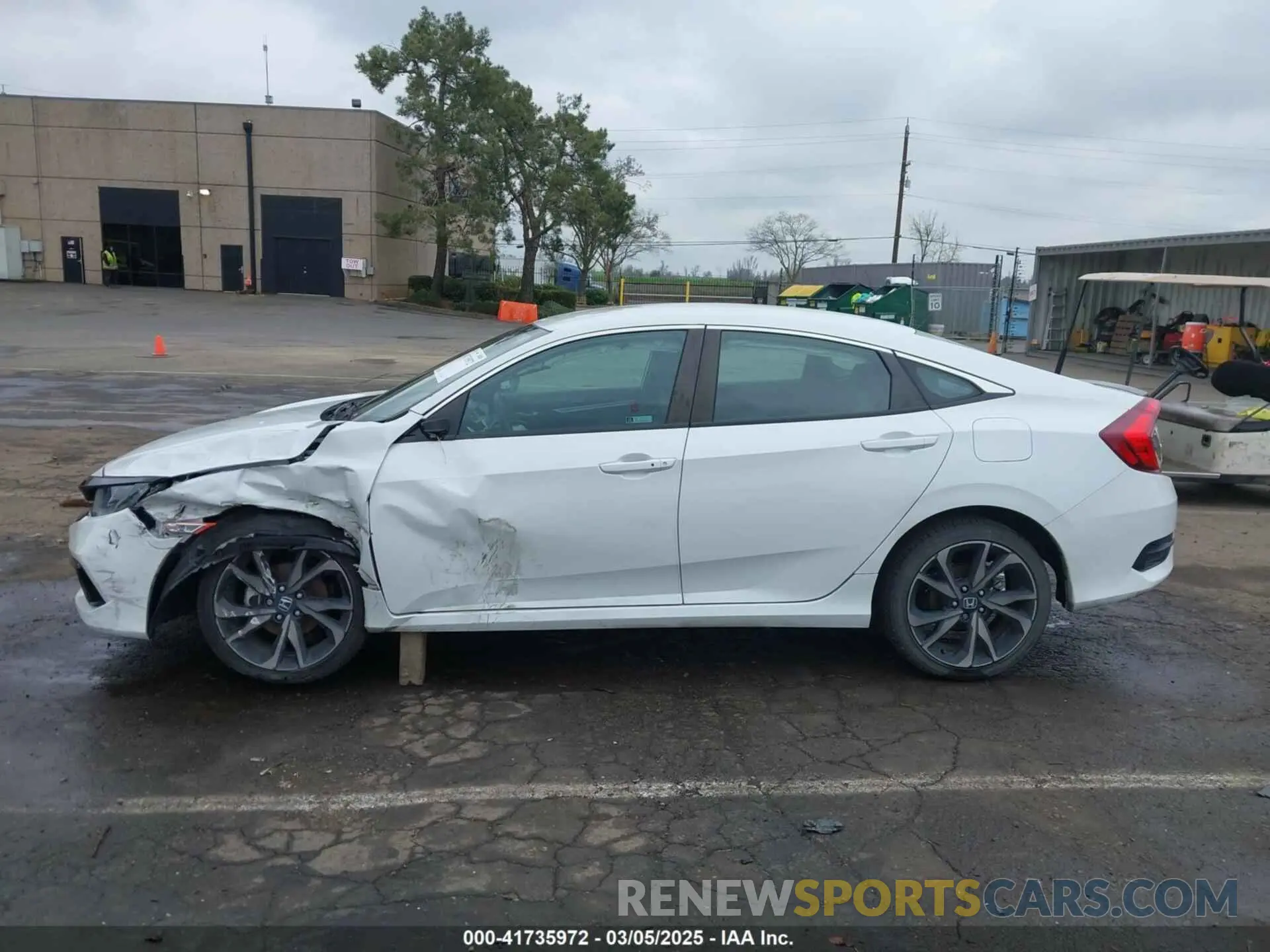 15 Photograph of a damaged car 2HGFC2F82MH549714 HONDA CIVIC 2021