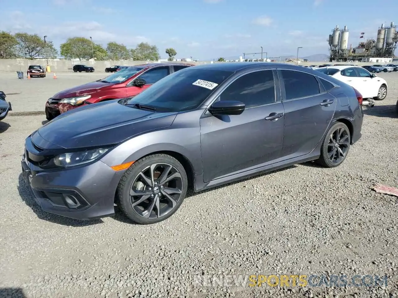1 Photograph of a damaged car 2HGFC2F82MH554394 HONDA CIVIC 2021
