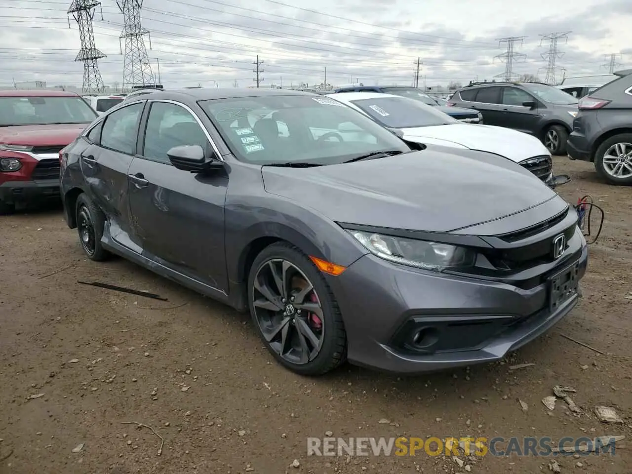 4 Photograph of a damaged car 2HGFC2F82MH555514 HONDA CIVIC 2021