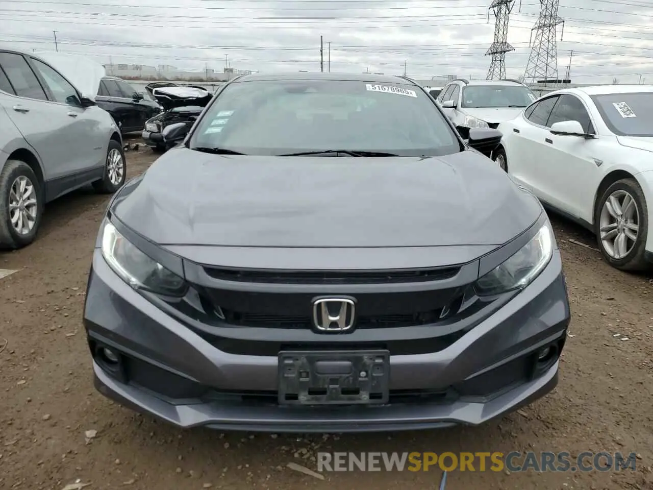 5 Photograph of a damaged car 2HGFC2F82MH555514 HONDA CIVIC 2021