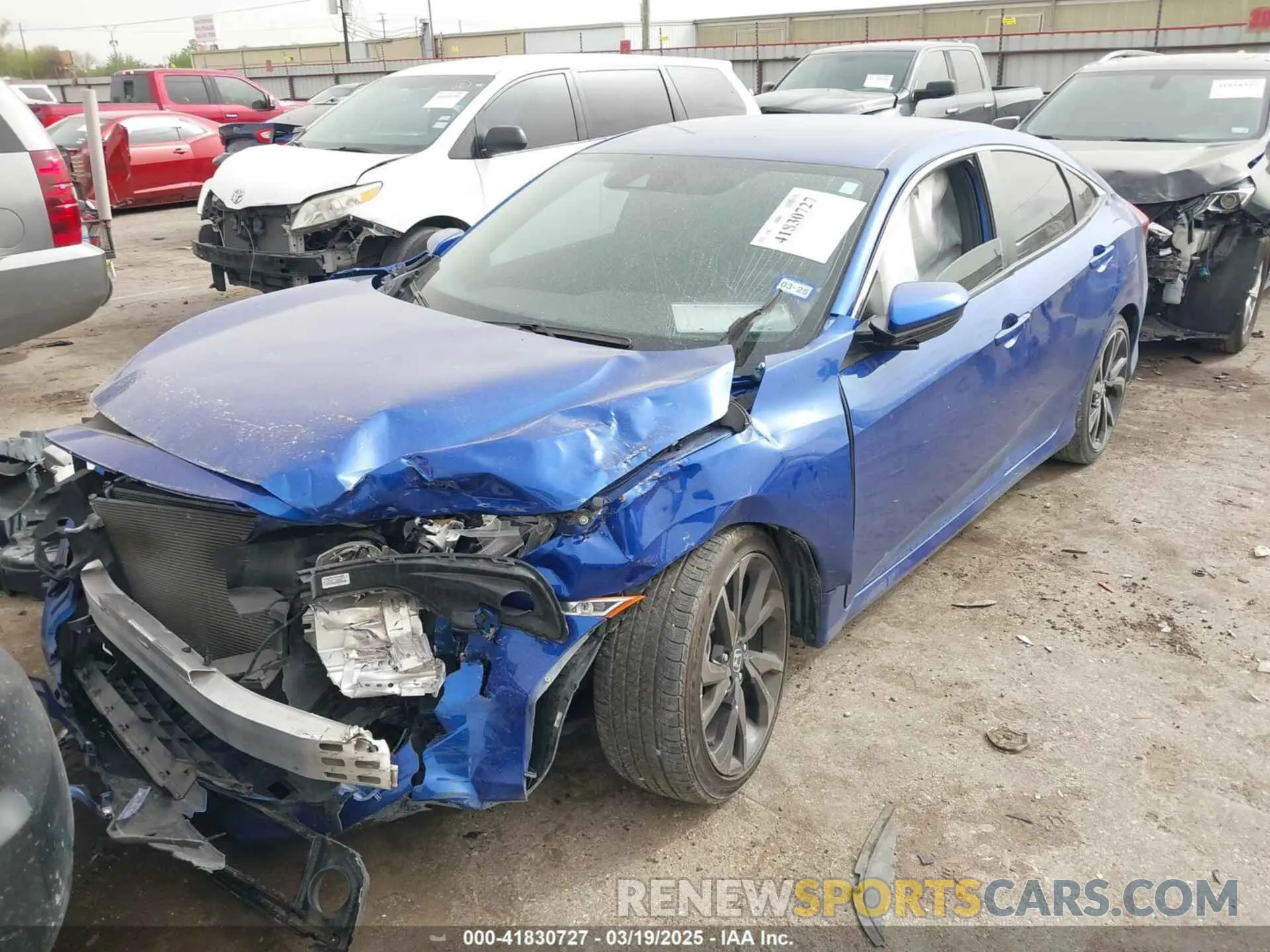 2 Photograph of a damaged car 2HGFC2F83MH532226 HONDA CIVIC 2021