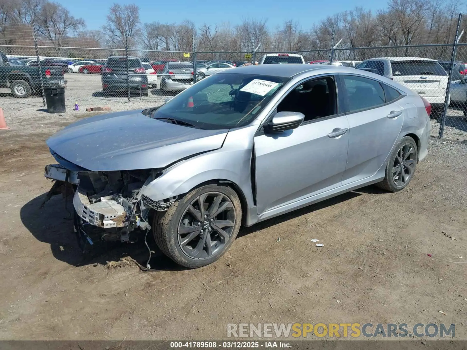 2 Photograph of a damaged car 2HGFC2F83MH540939 HONDA CIVIC 2021