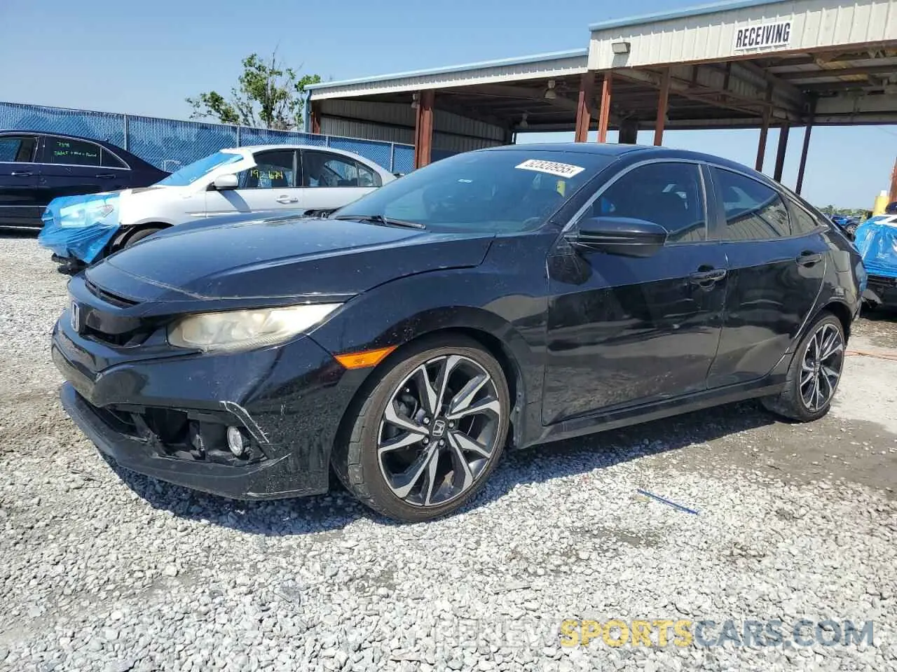 1 Photograph of a damaged car 2HGFC2F83MH556056 HONDA CIVIC 2021