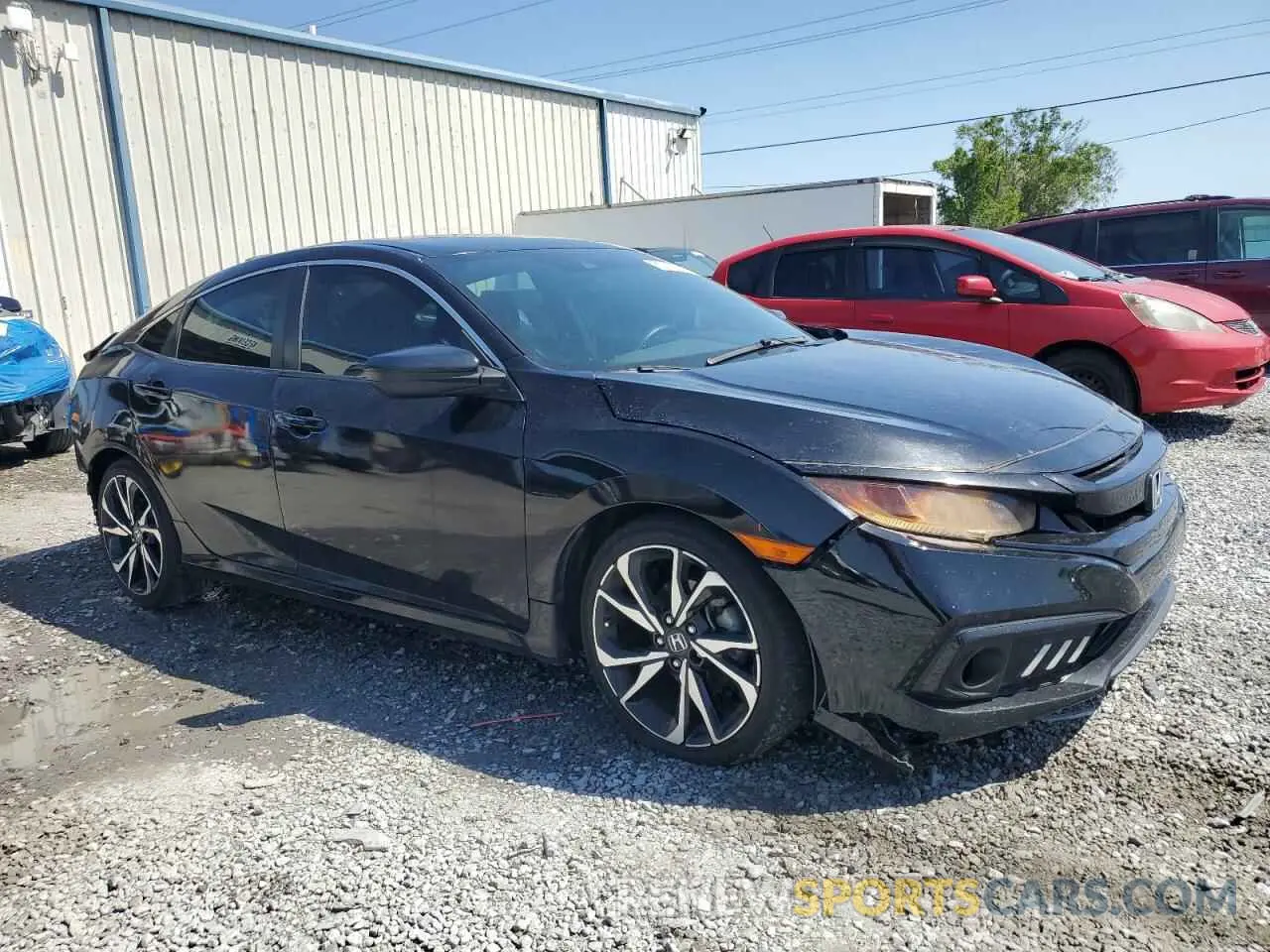 4 Photograph of a damaged car 2HGFC2F83MH556056 HONDA CIVIC 2021