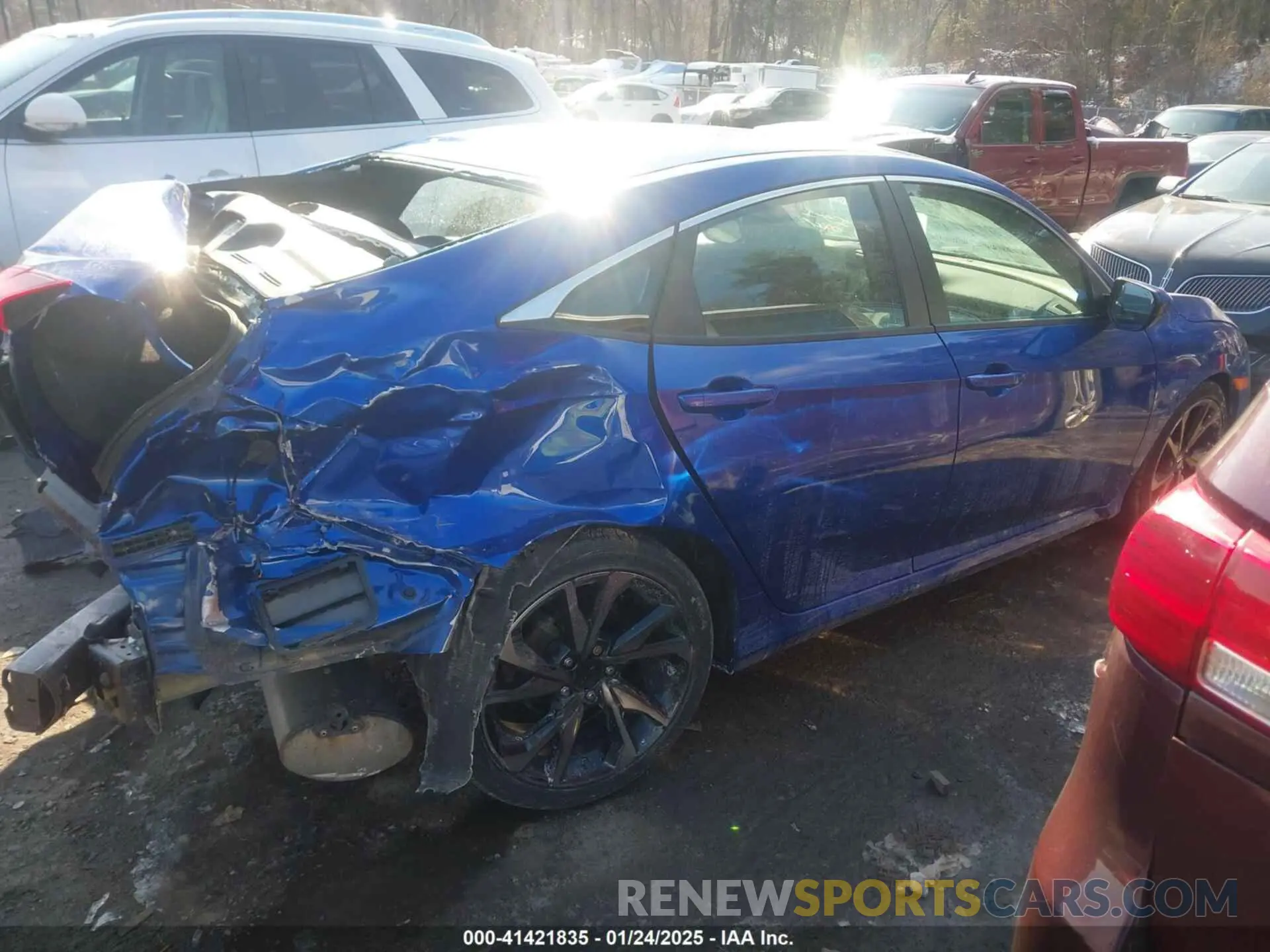 13 Photograph of a damaged car 2HGFC2F84MH517797 HONDA CIVIC 2021