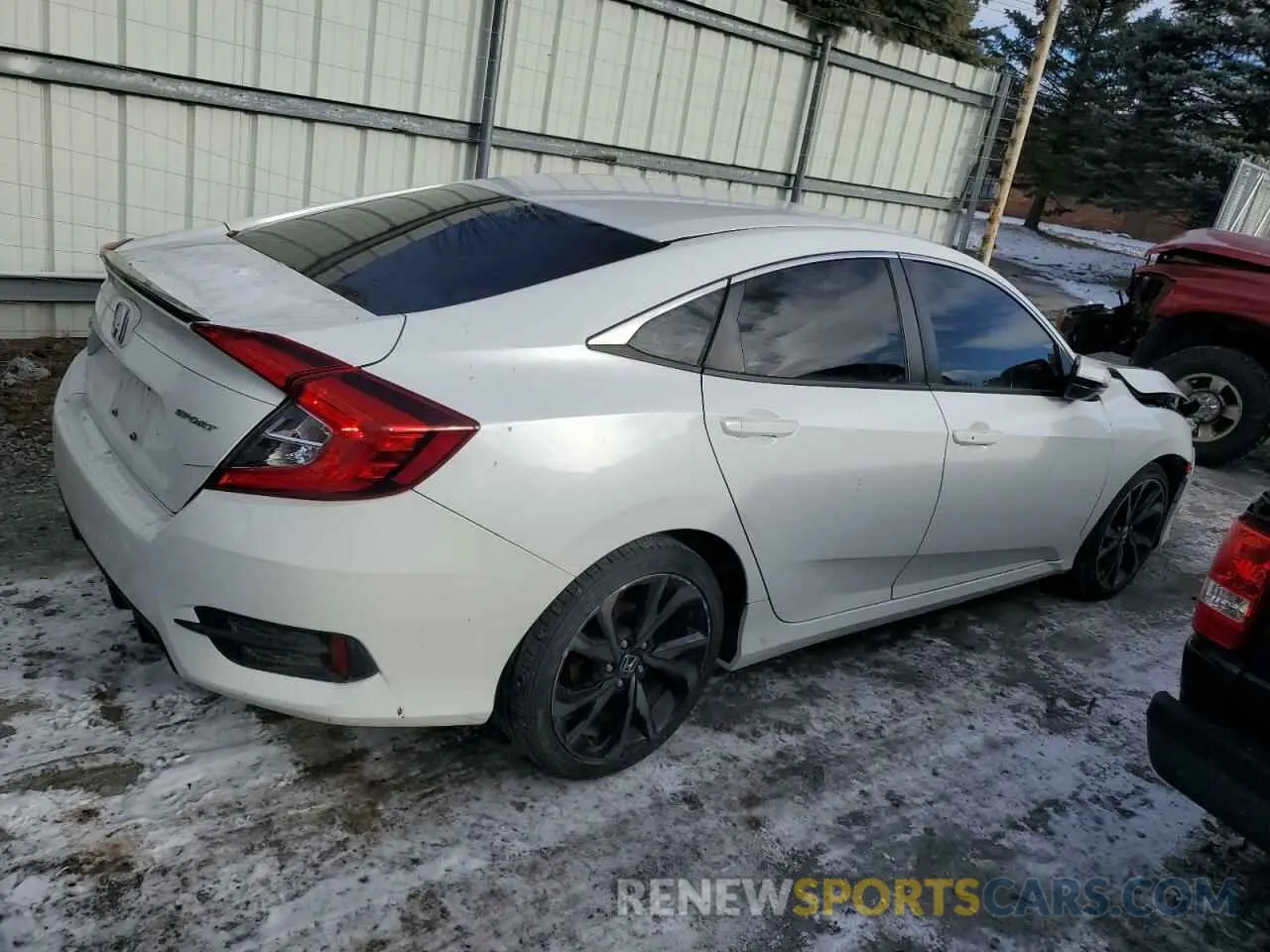 3 Photograph of a damaged car 2HGFC2F84MH540125 HONDA CIVIC 2021