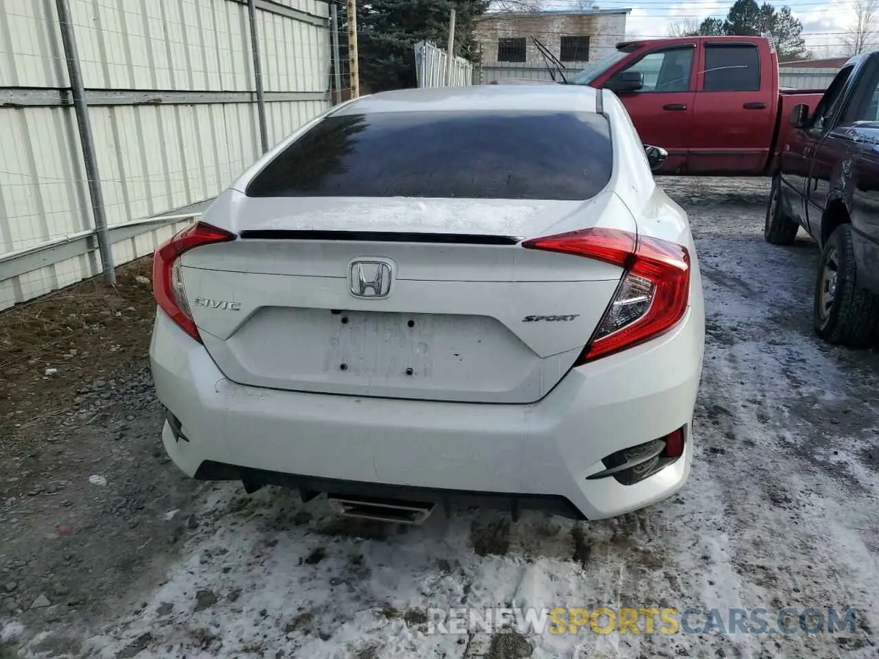 6 Photograph of a damaged car 2HGFC2F84MH540125 HONDA CIVIC 2021