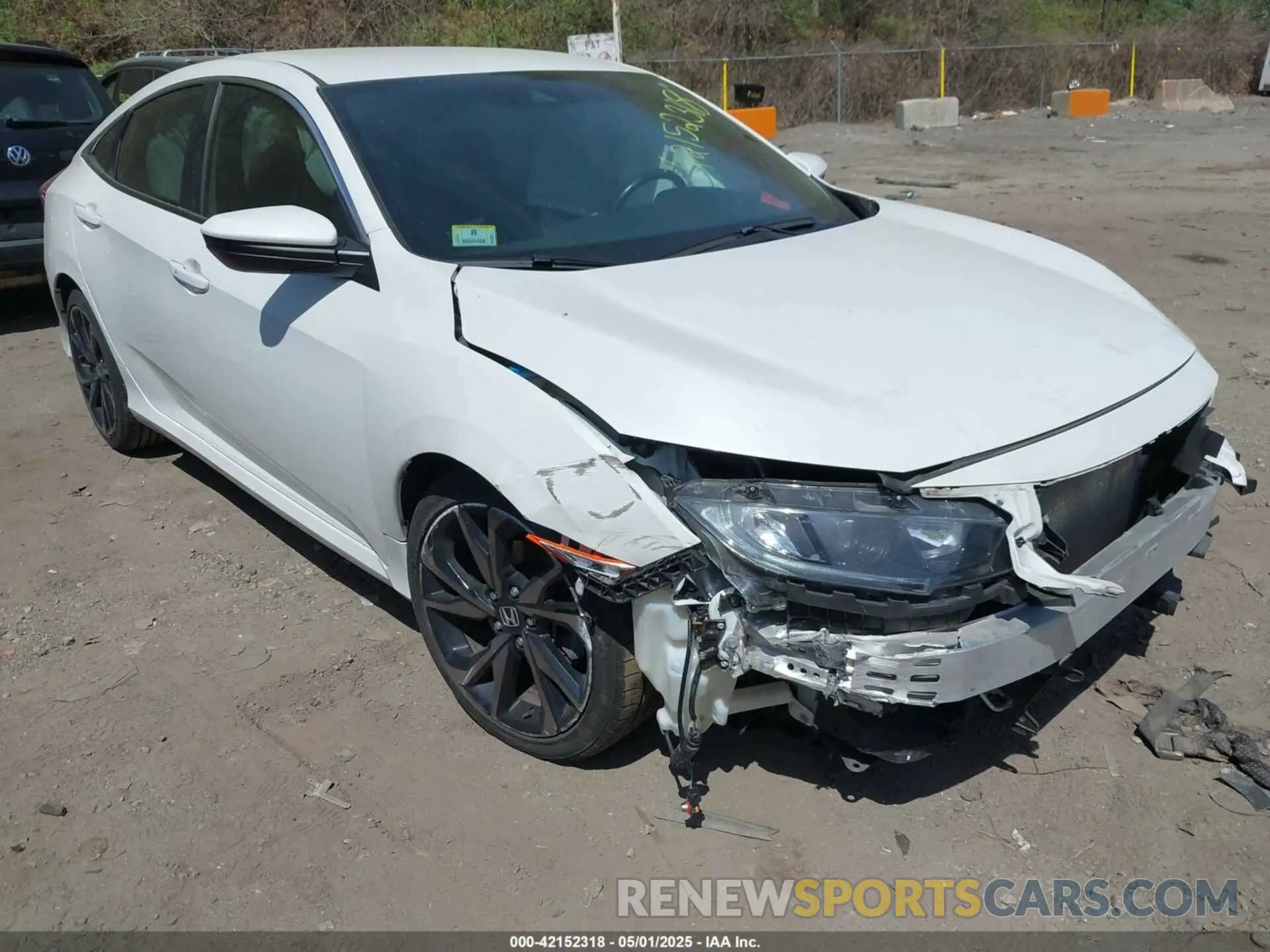 1 Photograph of a damaged car 2HGFC2F85MH531031 HONDA CIVIC 2021
