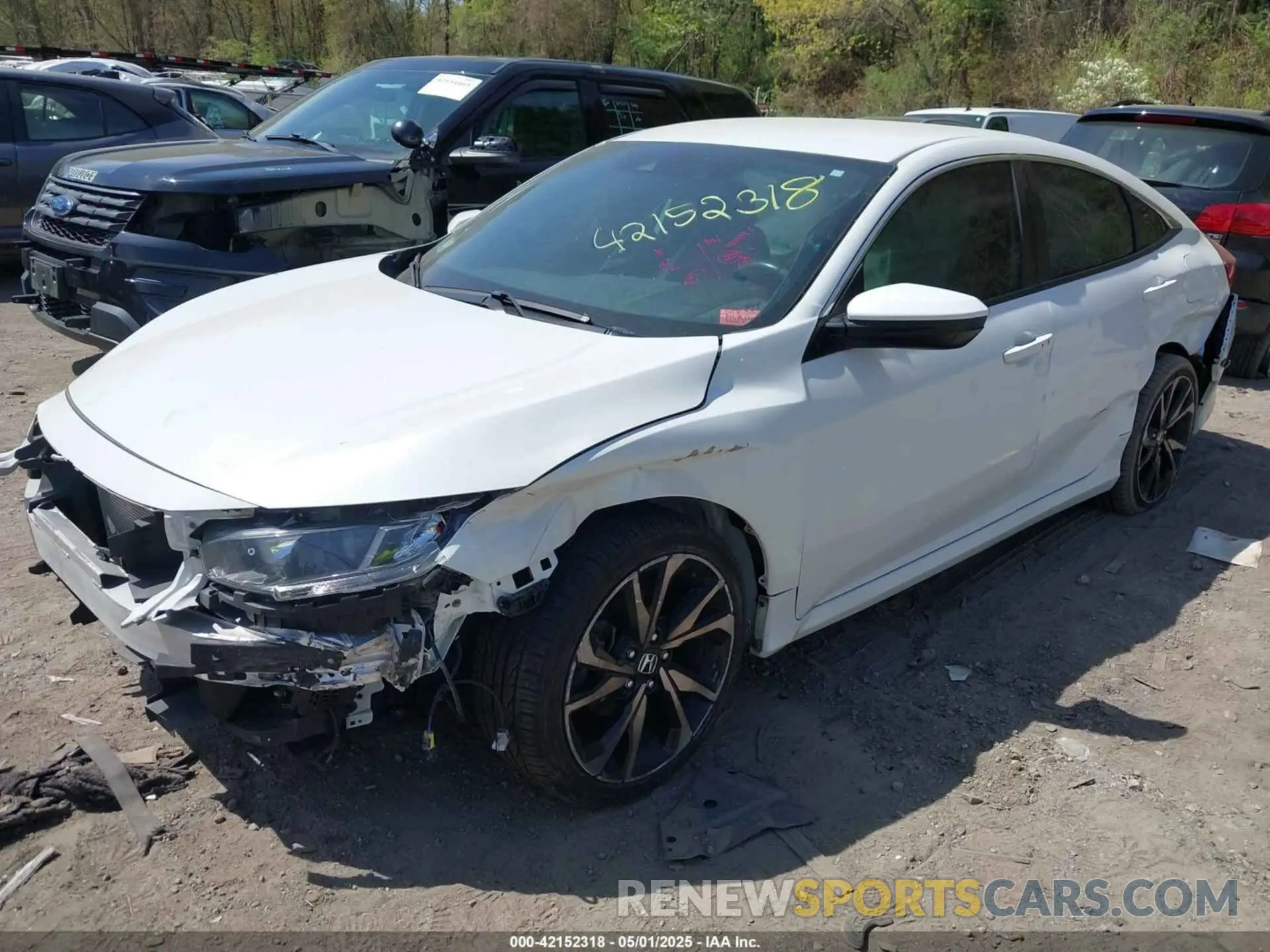 2 Photograph of a damaged car 2HGFC2F85MH531031 HONDA CIVIC 2021