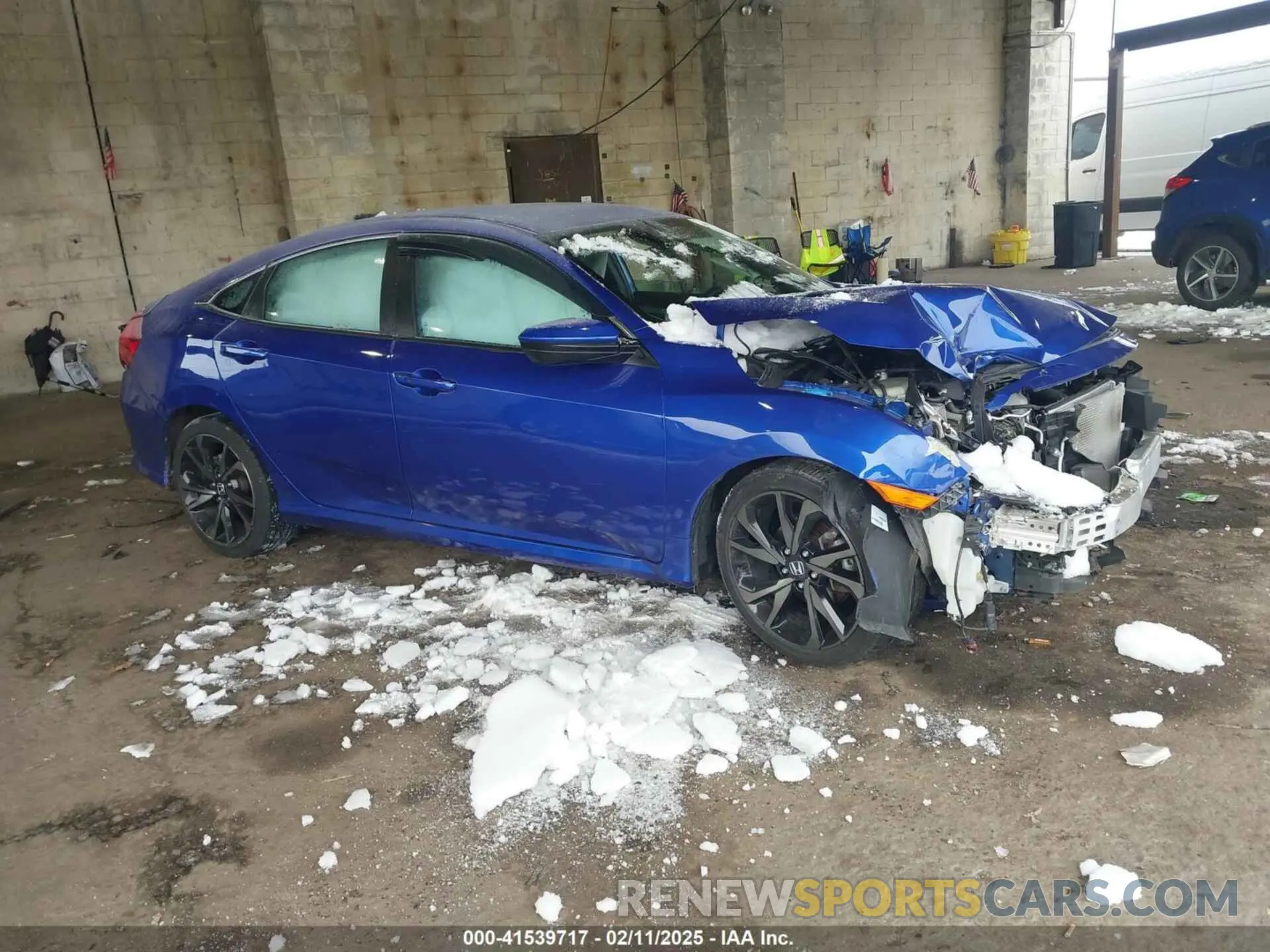 1 Photograph of a damaged car 2HGFC2F85MH537881 HONDA CIVIC 2021