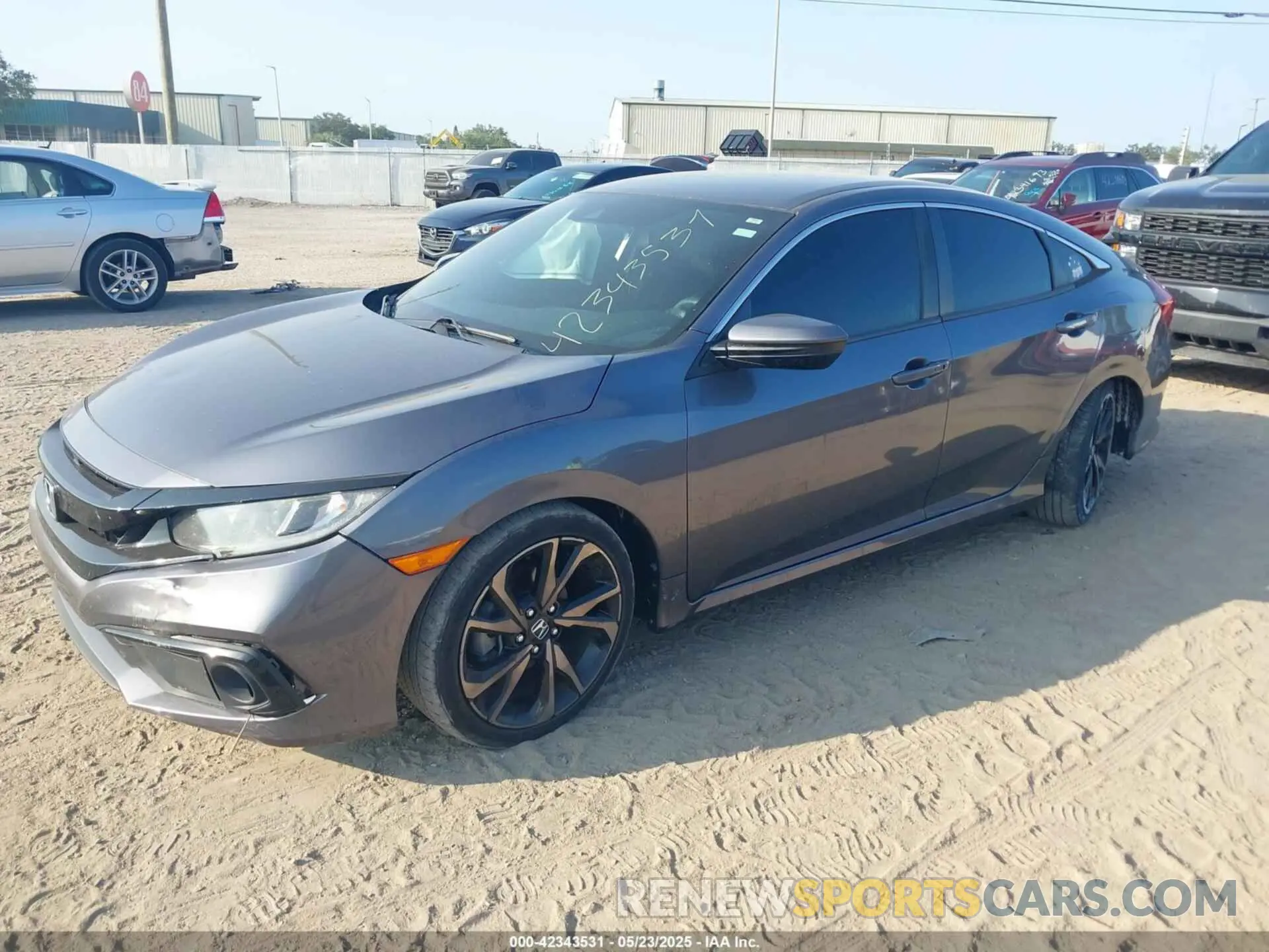 2 Photograph of a damaged car 2HGFC2F86MH518952 HONDA CIVIC 2021