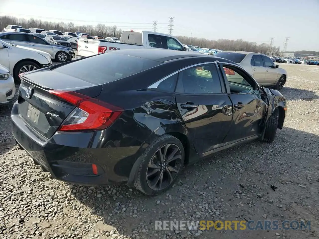 3 Фотография поврежденного автомобиля 2HGFC2F86MH527313 HONDA CIVIC 2021
