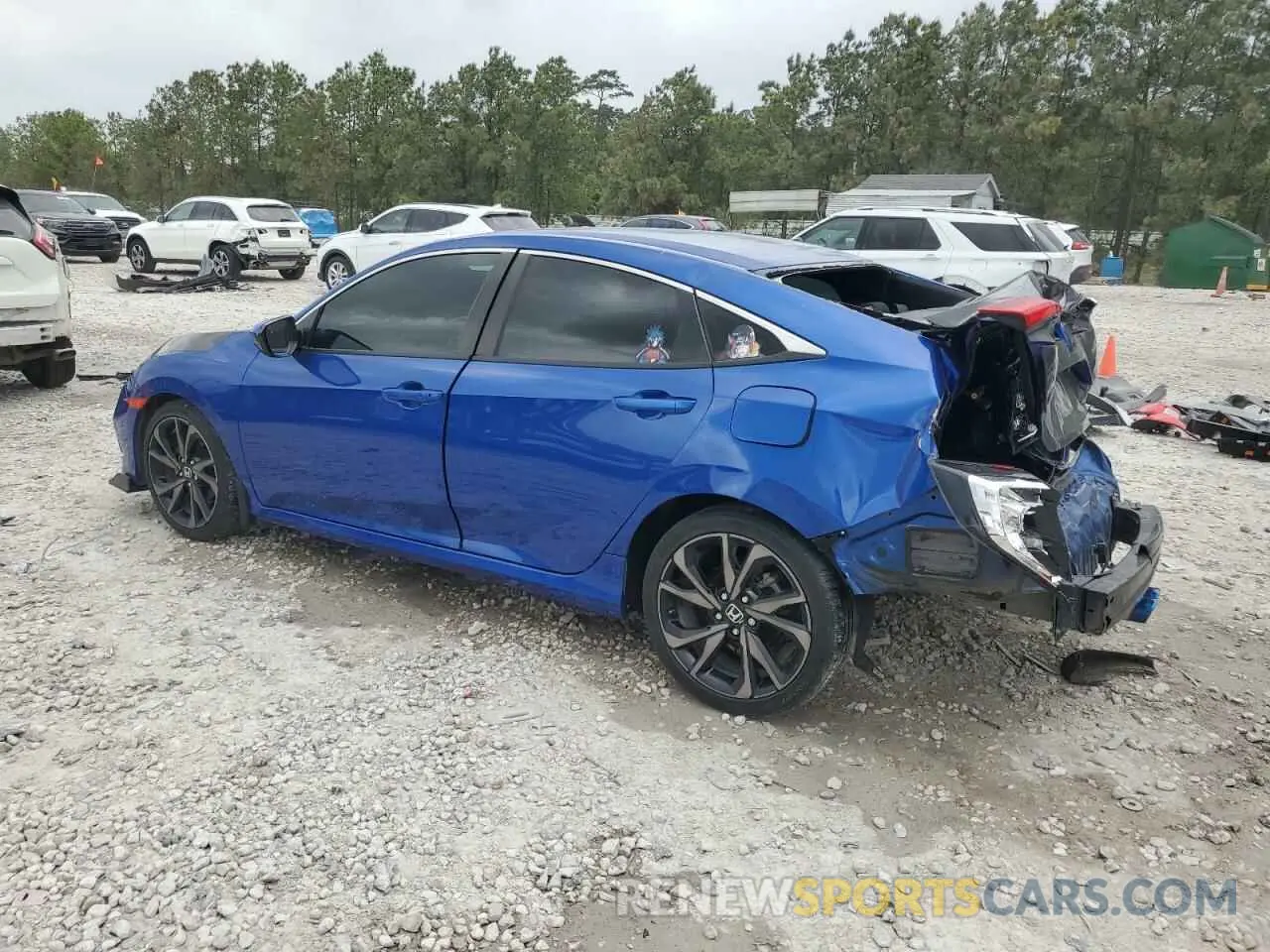 2 Фотография поврежденного автомобиля 2HGFC2F86MH538926 HONDA CIVIC 2021