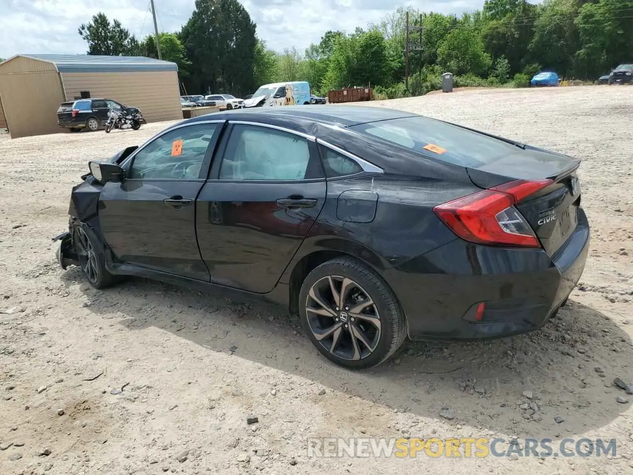 2 Photograph of a damaged car 2HGFC2F86MH557251 HONDA CIVIC 2021