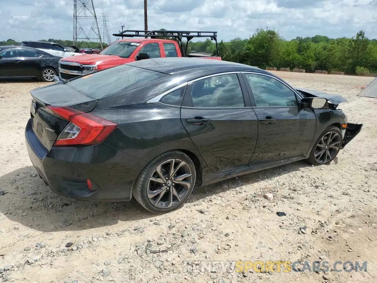 3 Photograph of a damaged car 2HGFC2F86MH557251 HONDA CIVIC 2021