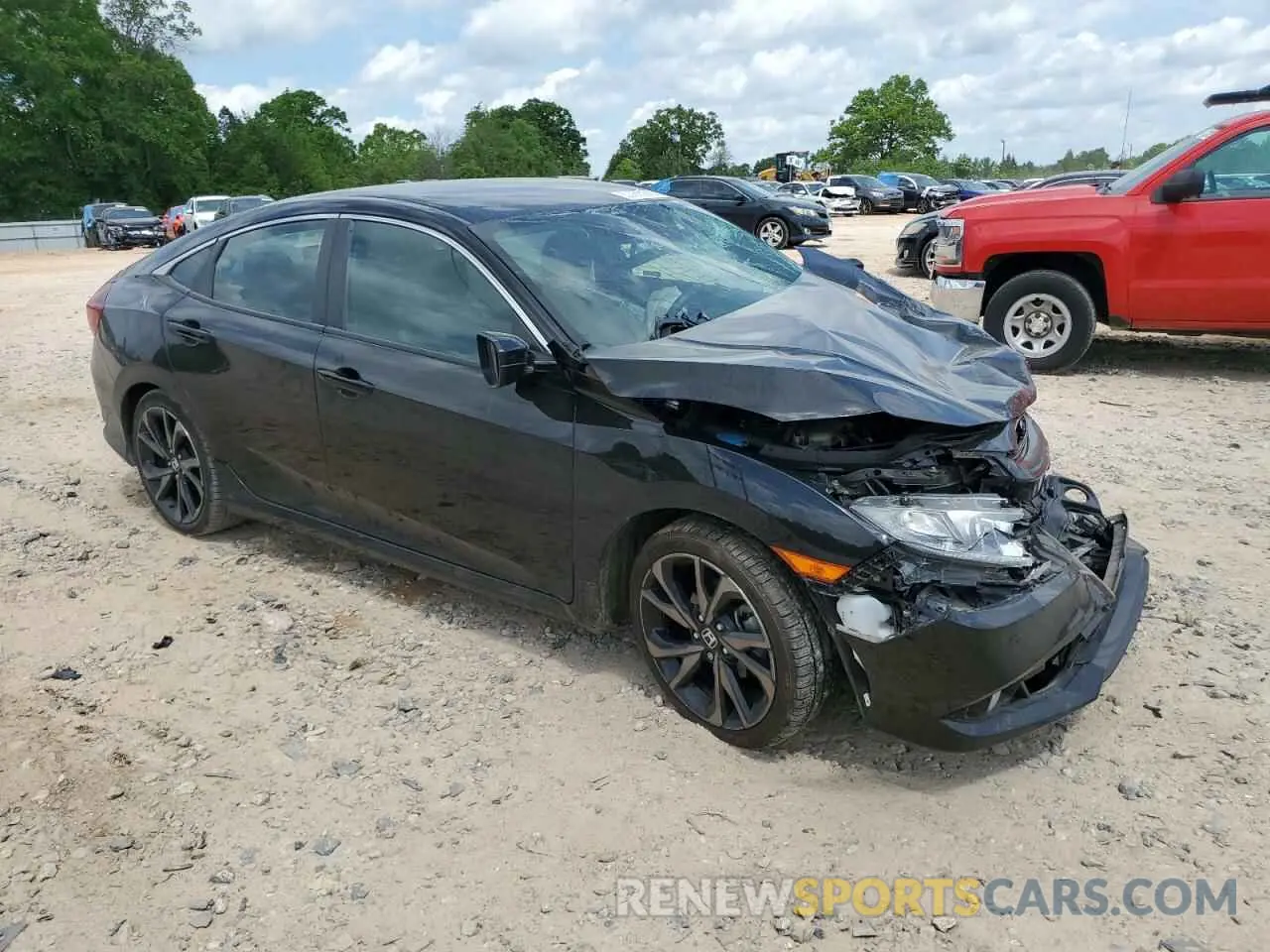 4 Photograph of a damaged car 2HGFC2F86MH557251 HONDA CIVIC 2021