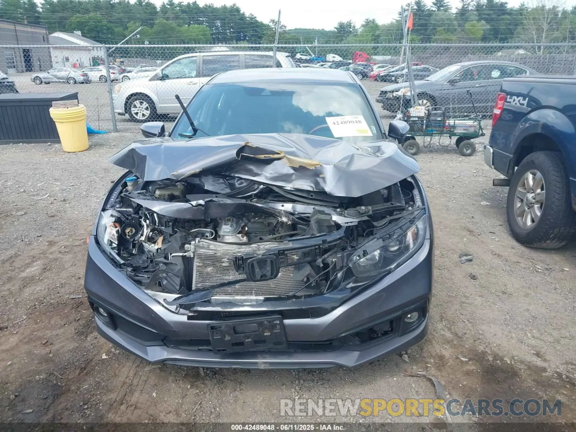 12 Photograph of a damaged car 2HGFC2F87MH518295 HONDA CIVIC 2021